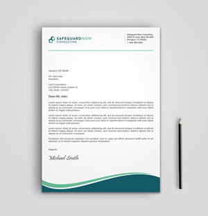 Design En-Tête par sadikul islam pour Safeguard Now Consulting | Design : #28905556