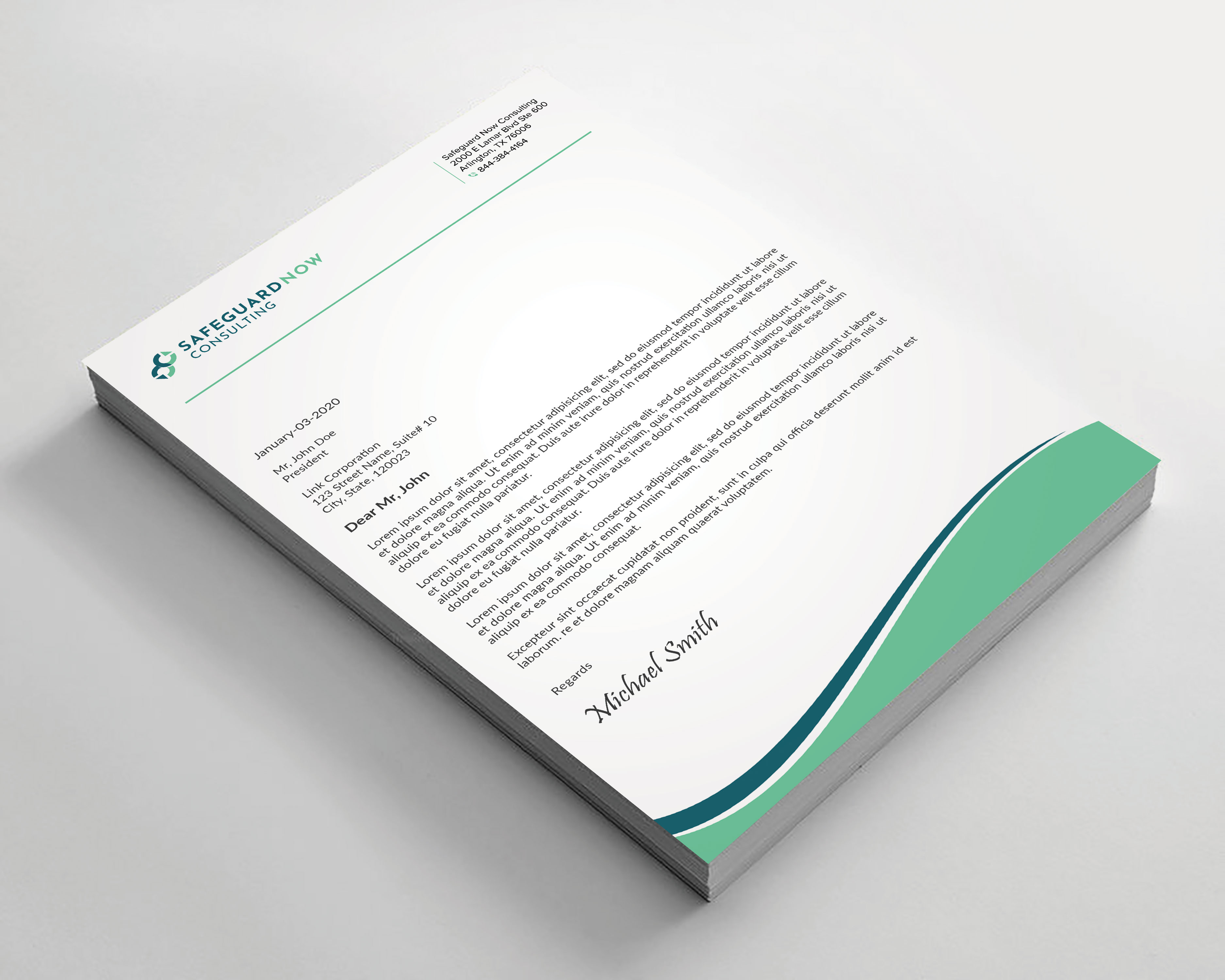 Letterhead Design by sadikul islam for Safeguard Now Consulting | Design #28905973