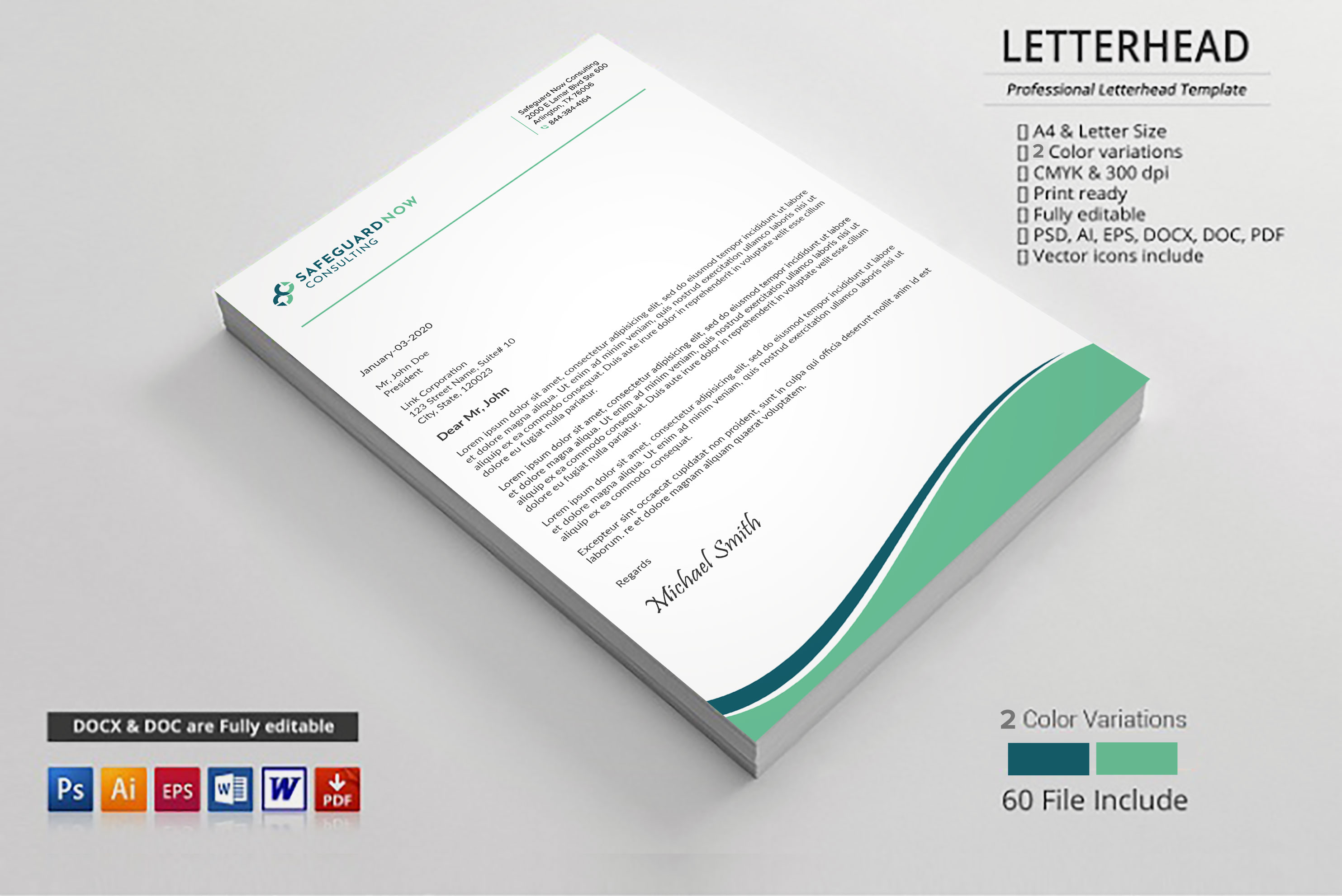 Letterhead Design by sadikul islam for Safeguard Now Consulting | Design #28905980