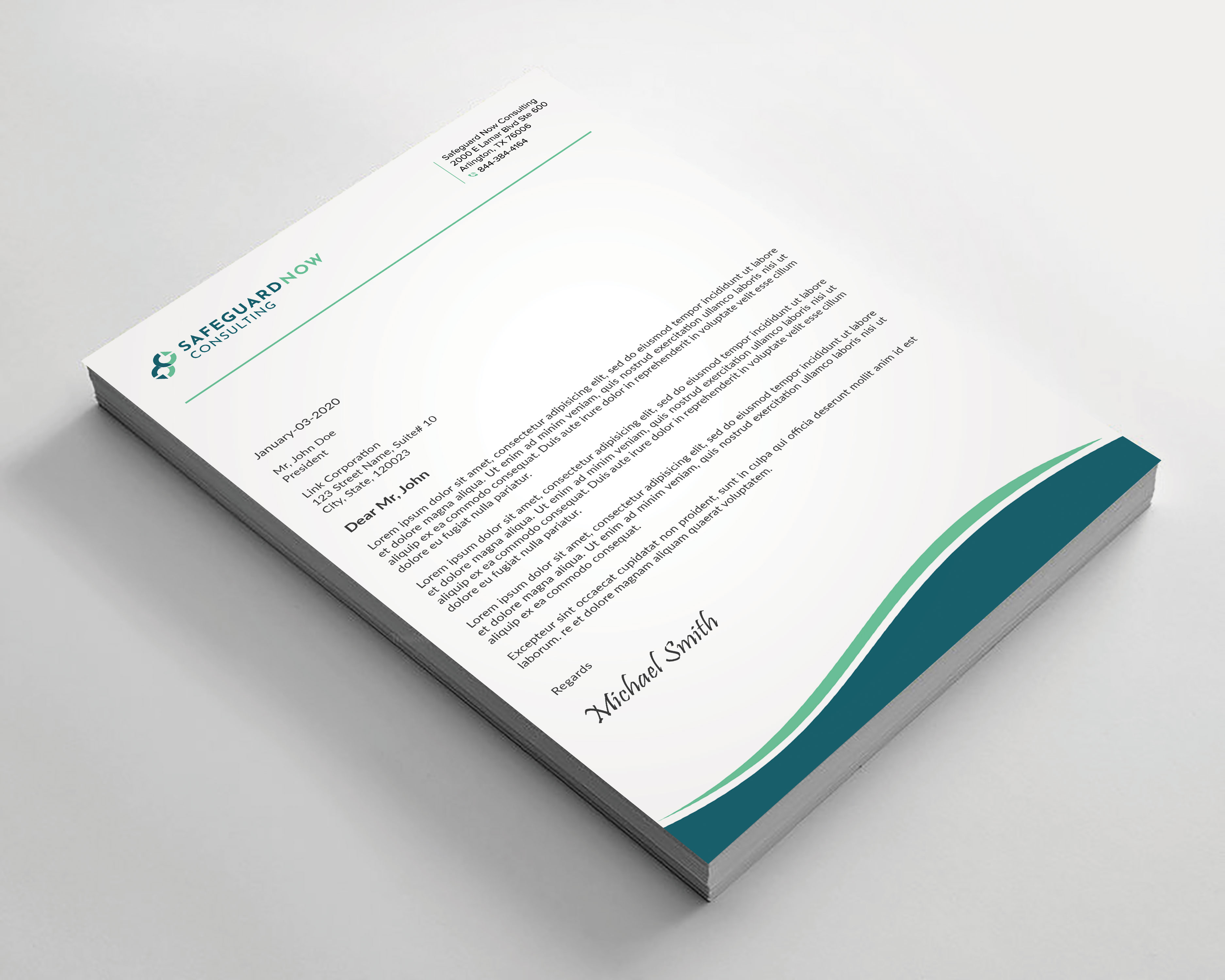 Letterhead Design by sadikul islam for Safeguard Now Consulting | Design #28905983