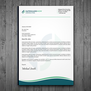Letterhead Design by sadikul islam for Safeguard Now Consulting | Design: #28905988