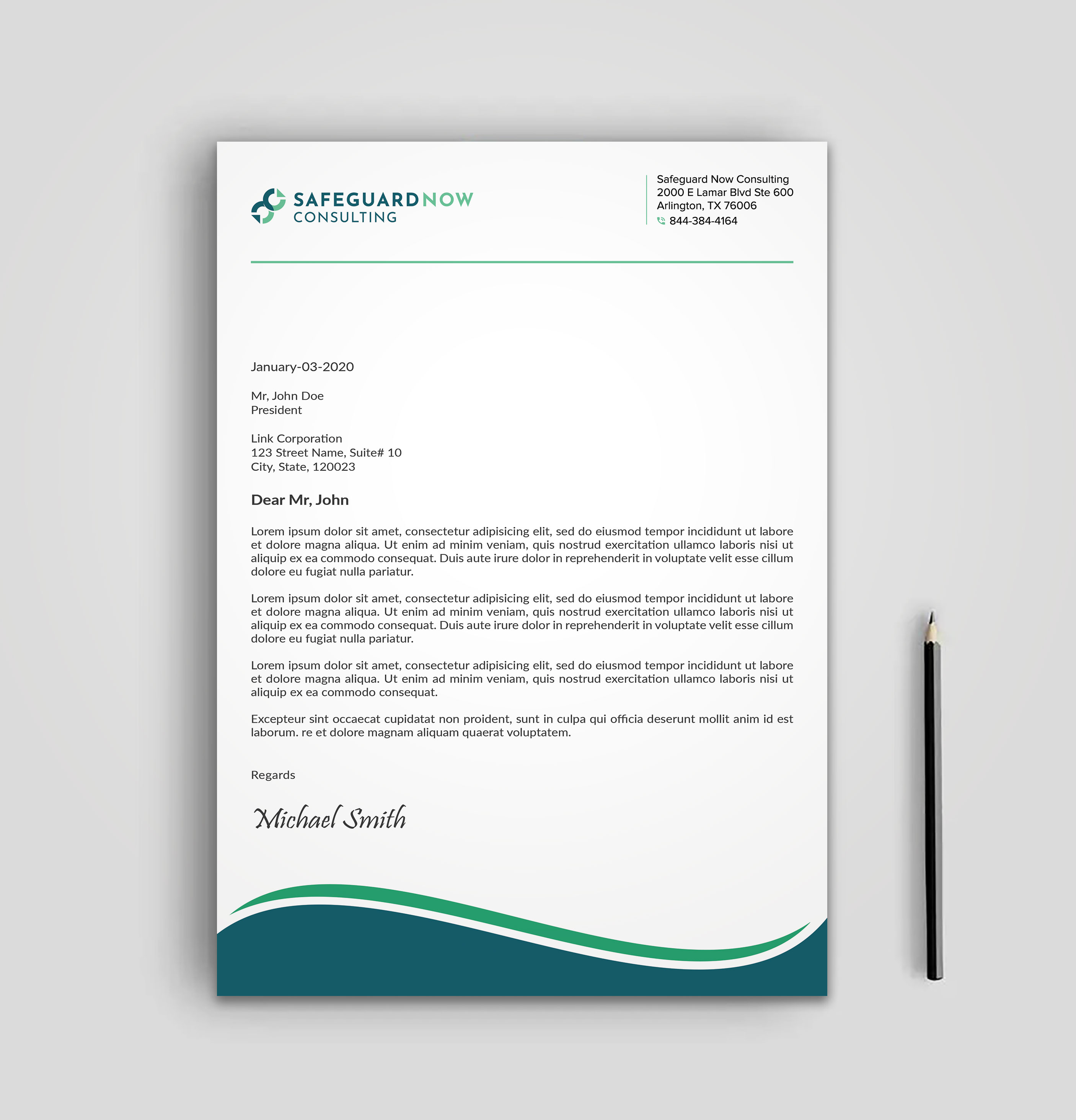 Letterhead Design by sadikul islam for Safeguard Now Consulting | Design #28907393