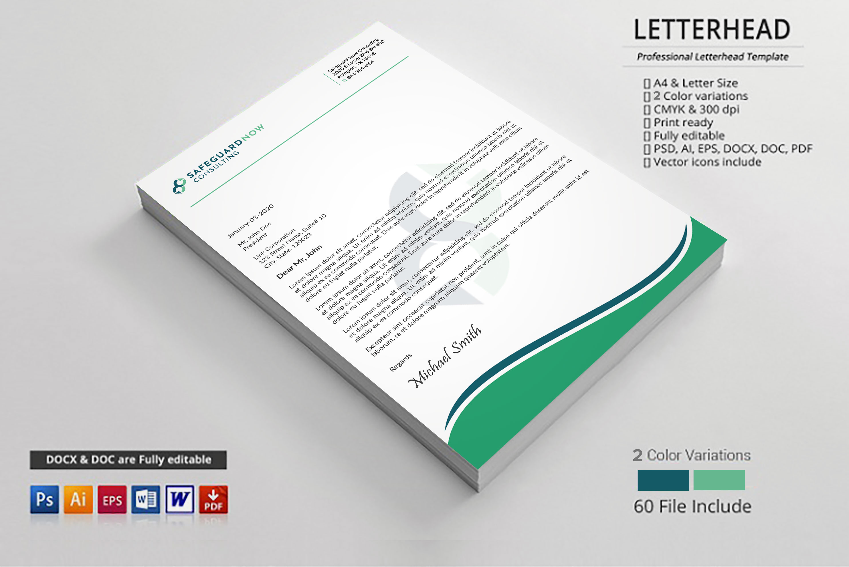Letterhead Design by sadikul islam for Safeguard Now Consulting | Design #28907400