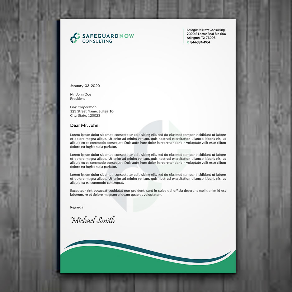 Design En-Tête par sadikul islam pour Safeguard Now Consulting | Design #28907405