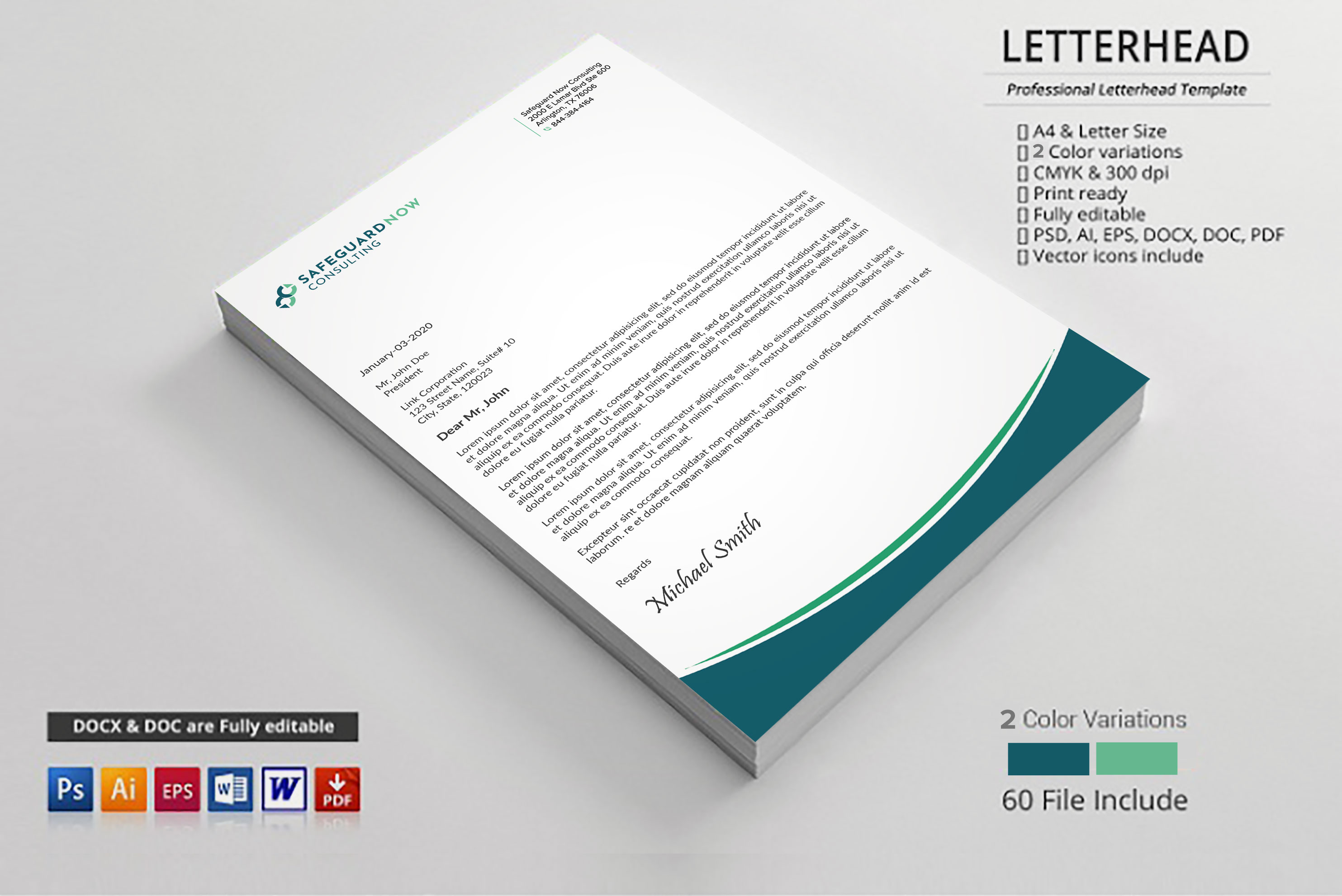 Letterhead Design by sadikul islam for Safeguard Now Consulting | Design #28907430