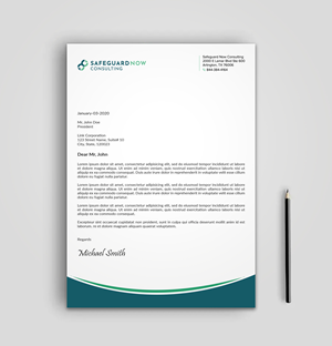 Letterhead Design by sadikul islam for Safeguard Now Consulting | Design: #28907435