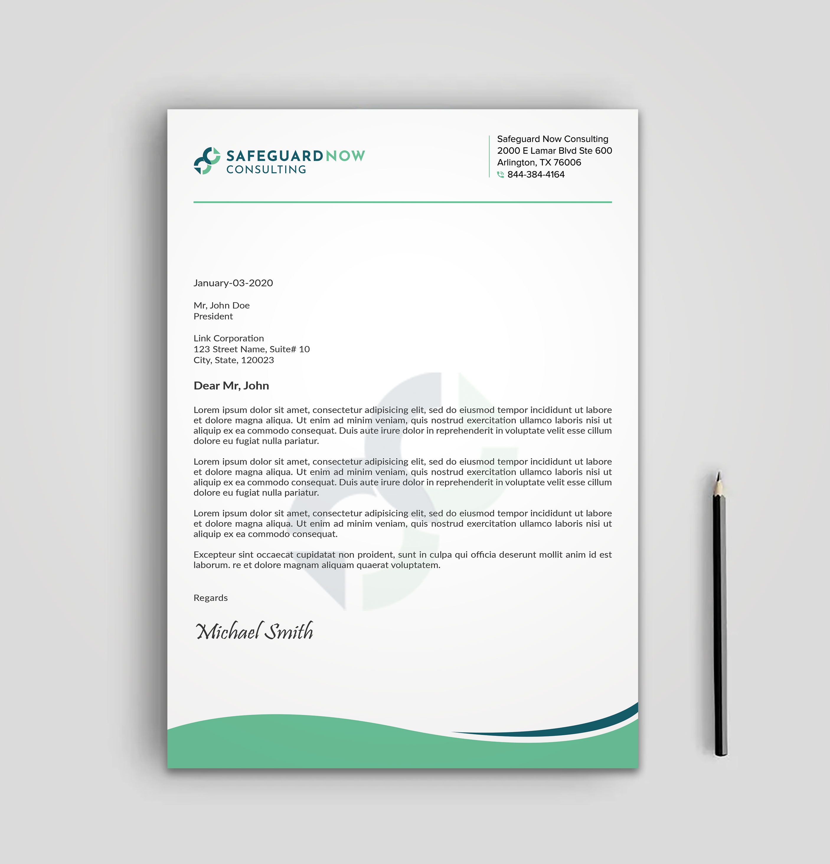 Letterhead Design by sadikul islam for Safeguard Now Consulting | Design #28907600