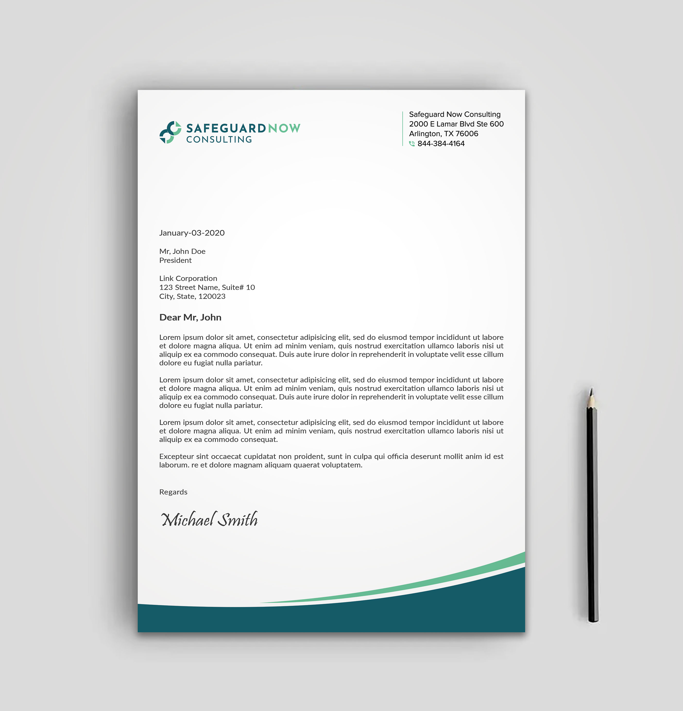 Letterhead Design by sadikul islam for Safeguard Now Consulting | Design #28907696