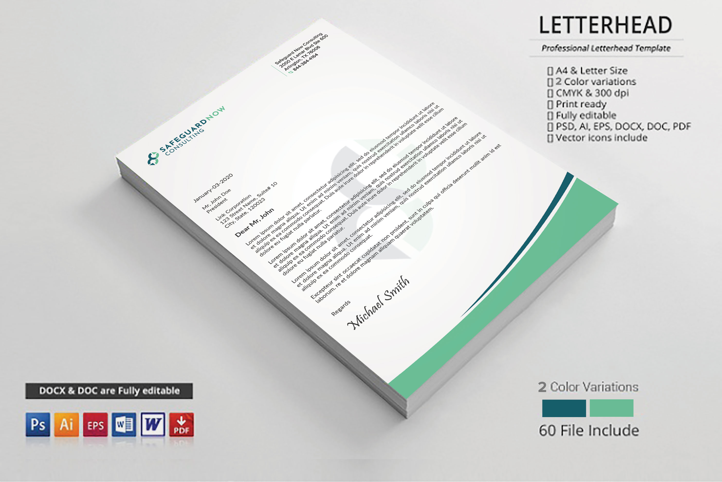Letterhead Design by sadikul islam for Safeguard Now Consulting | Design #28907698
