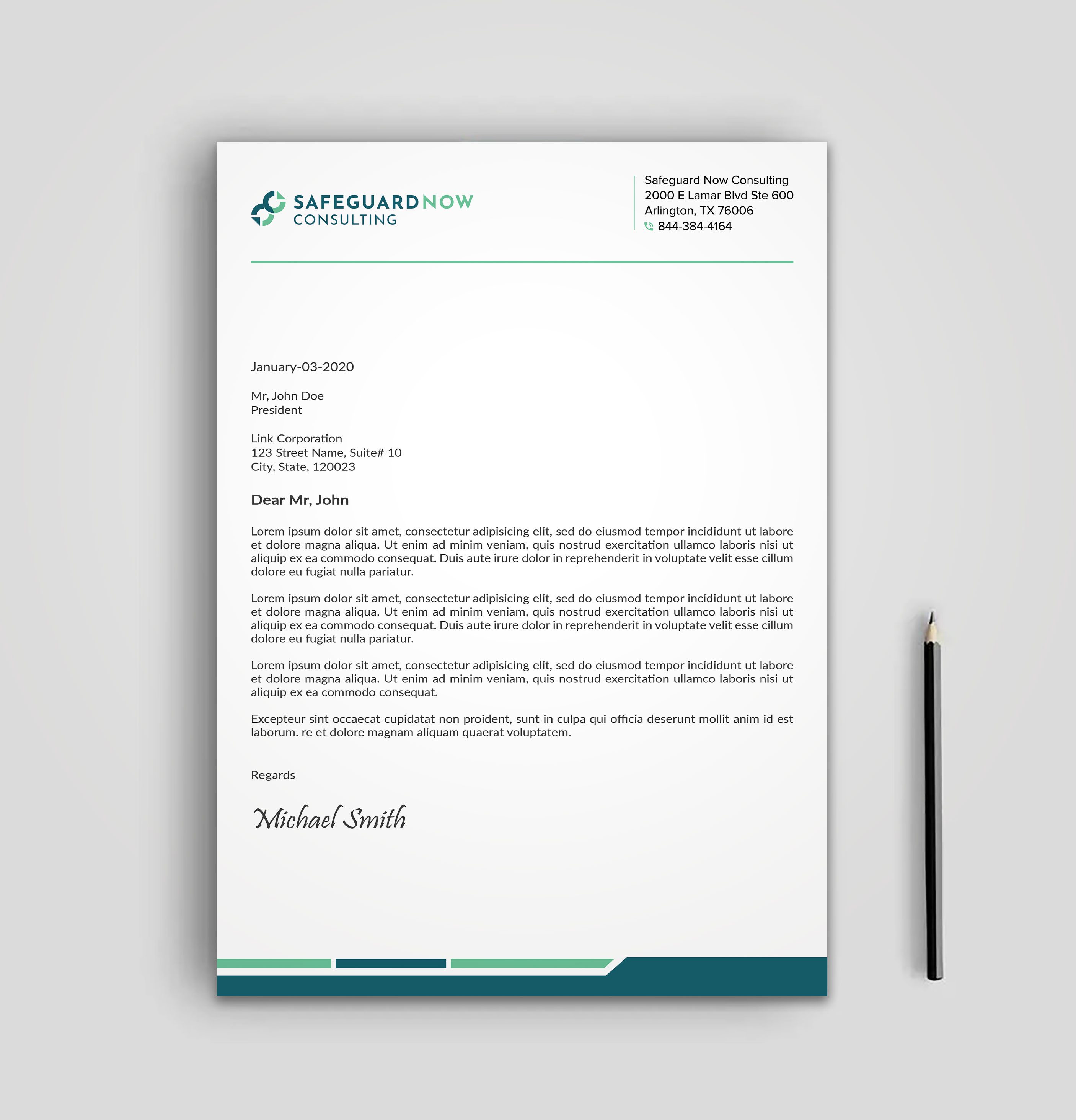 Letterhead Design by sadikul islam for Safeguard Now Consulting | Design #28907702