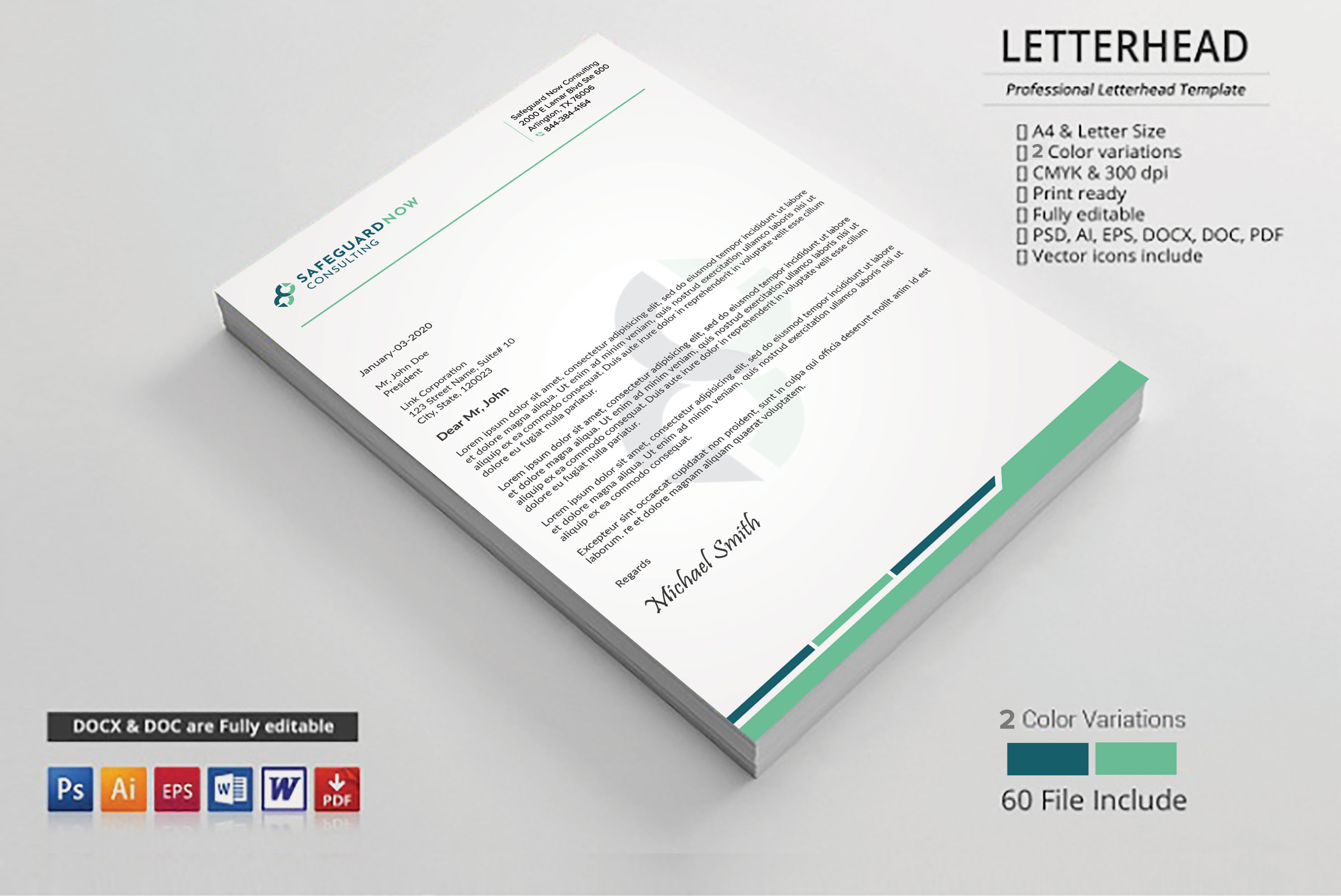 Letterhead Design by sadikul islam for Safeguard Now Consulting | Design #28907707