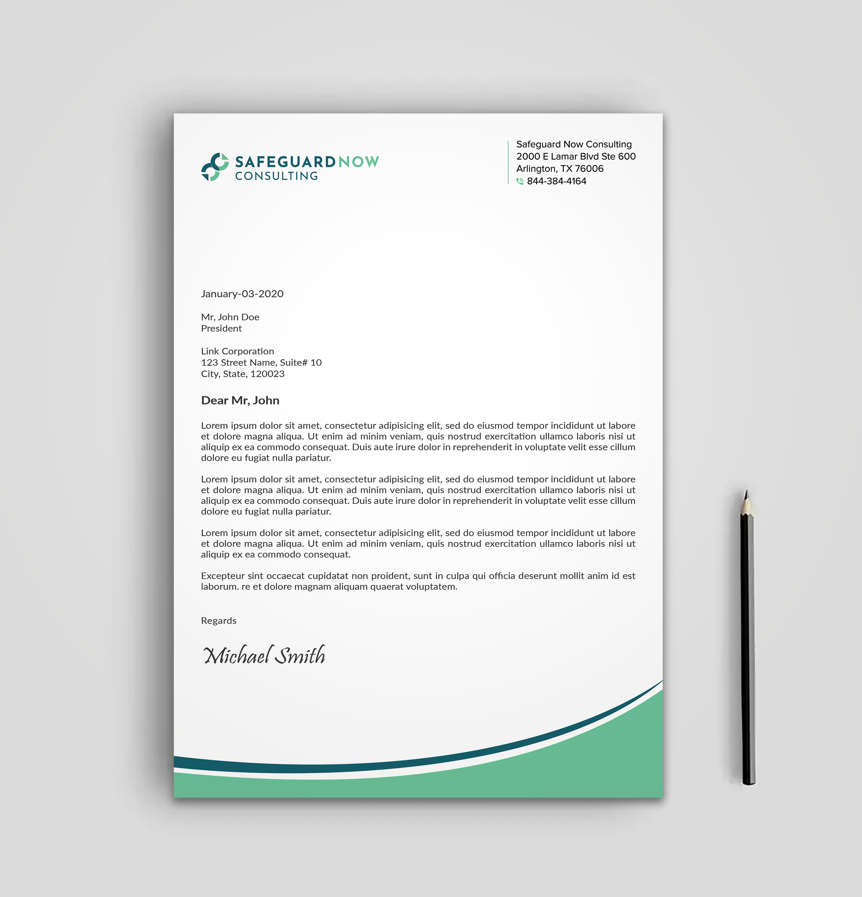 Letterhead Design by sadikul islam for Safeguard Now Consulting | Design #28907715