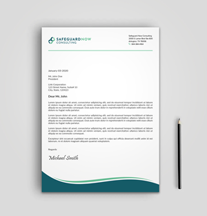 Diseño de Membrete por sadikul islam para Safeguard Now Consulting | Diseño: #28908131