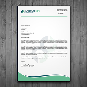 Diseño de Membrete por sadikul islam para Safeguard Now Consulting | Diseño: #28908135