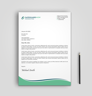 Diseño de Membrete por sadikul islam para Safeguard Now Consulting | Diseño: #28908147