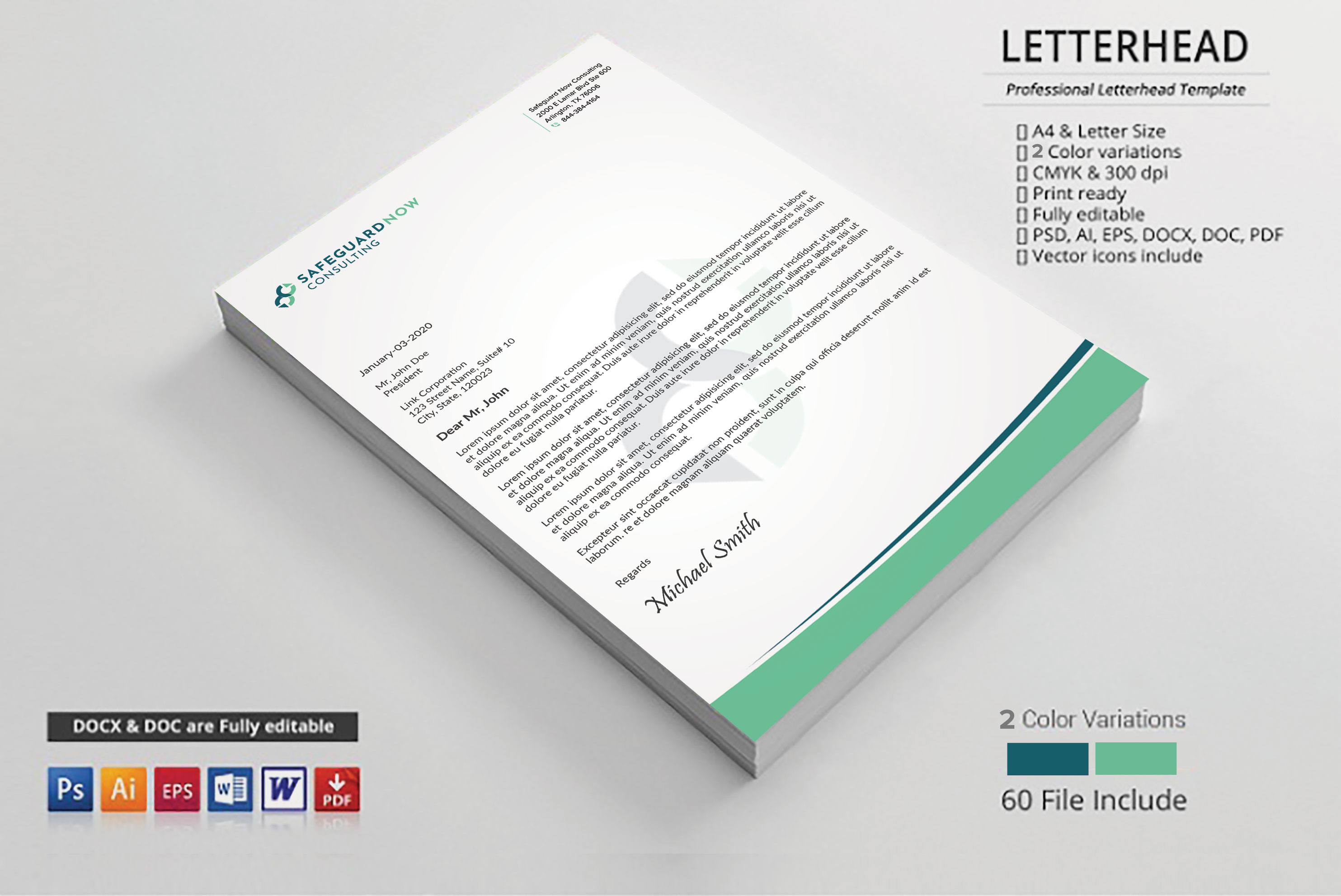 Letterhead Design by sadikul islam for Safeguard Now Consulting | Design #28908166