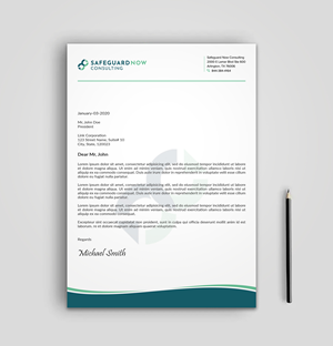 Diseño de Membrete por sadikul islam para Safeguard Now Consulting | Diseño: #28908366