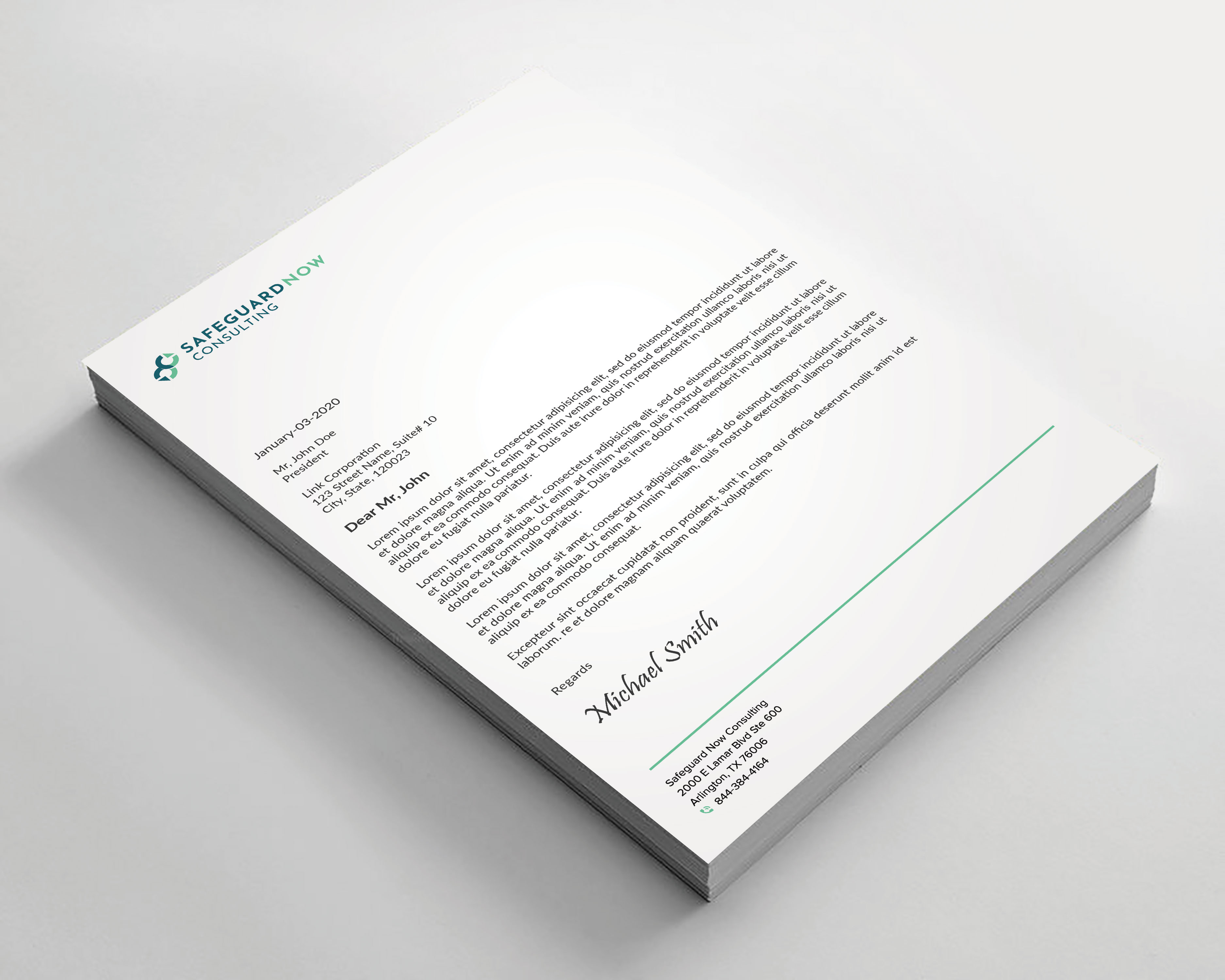 Design En-Tête par sadikul islam pour Safeguard Now Consulting | Design #28908380