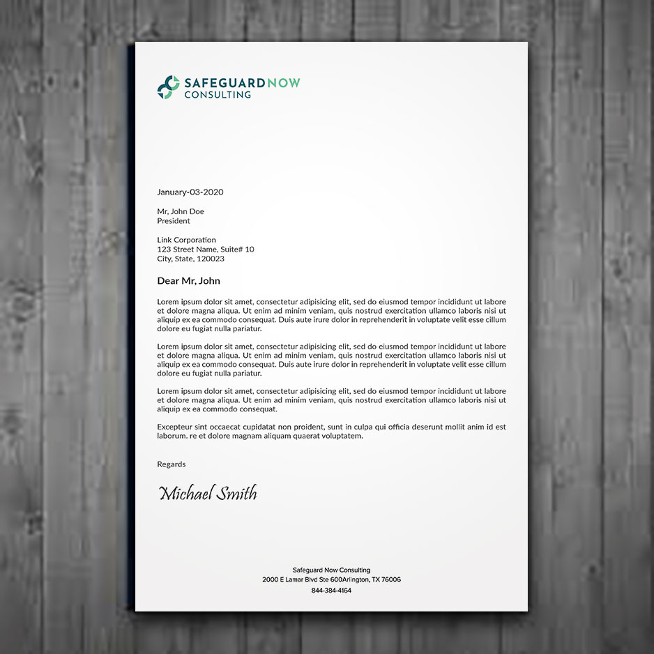 Design En-Tête par sadikul islam pour Safeguard Now Consulting | Design #28908387