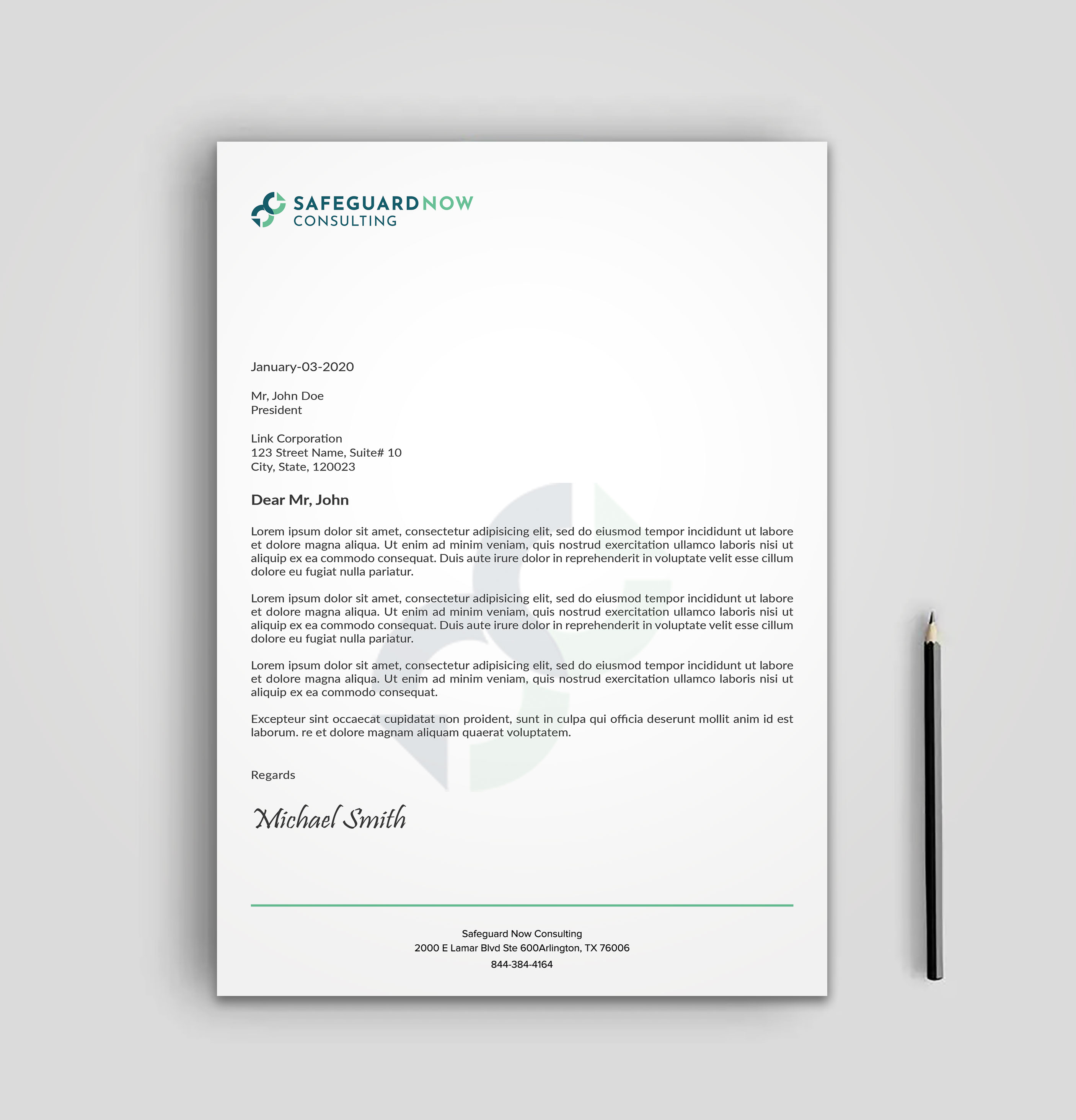 Design En-Tête par sadikul islam pour Safeguard Now Consulting | Design #28908388