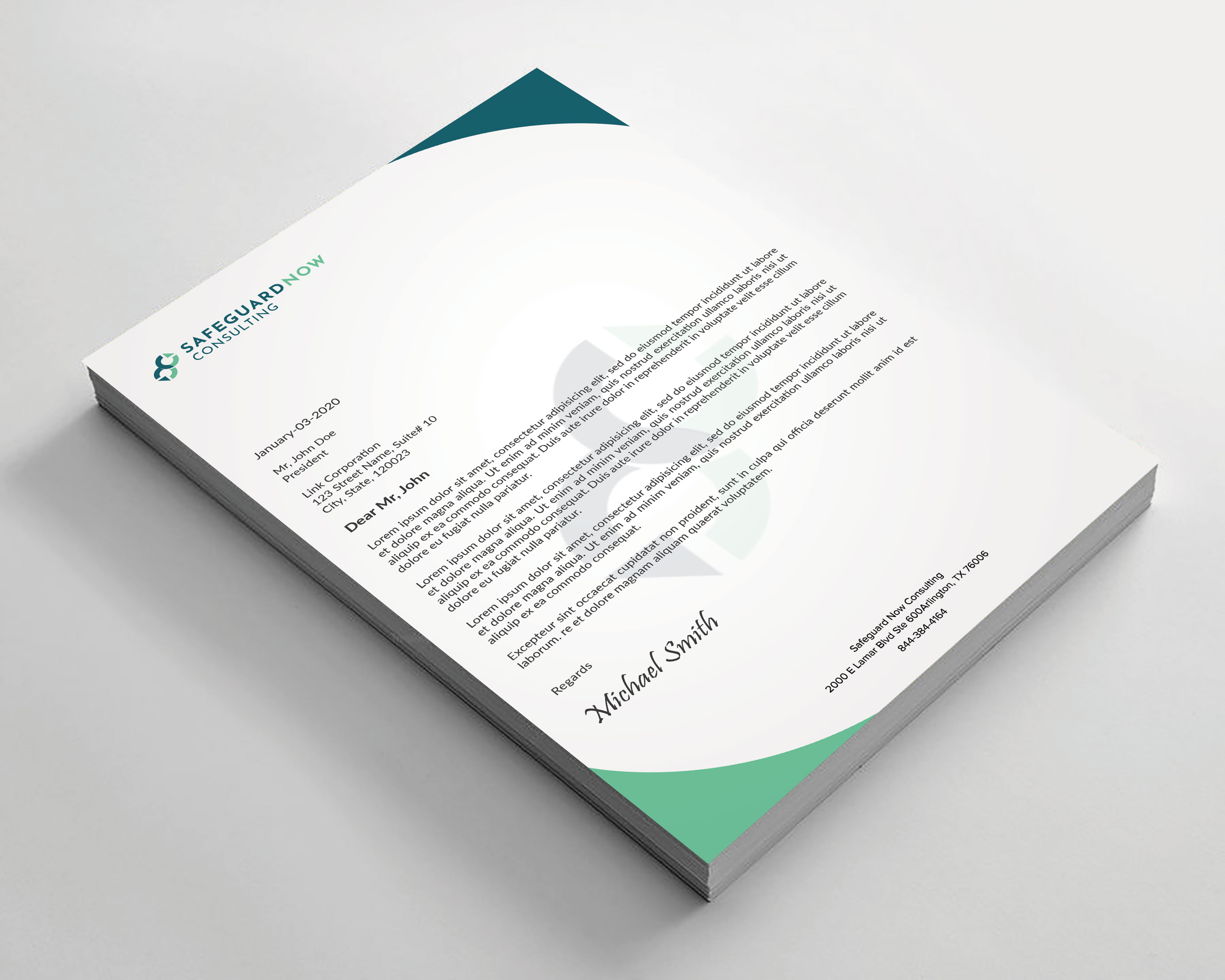 Design En-Tête par sadikul islam pour Safeguard Now Consulting | Design #28908394