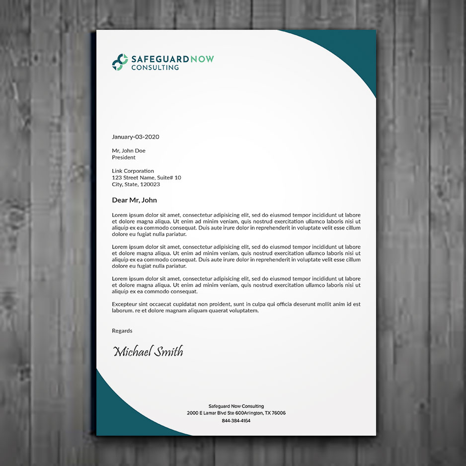 Design En-Tête par sadikul islam pour Safeguard Now Consulting | Design #28908396