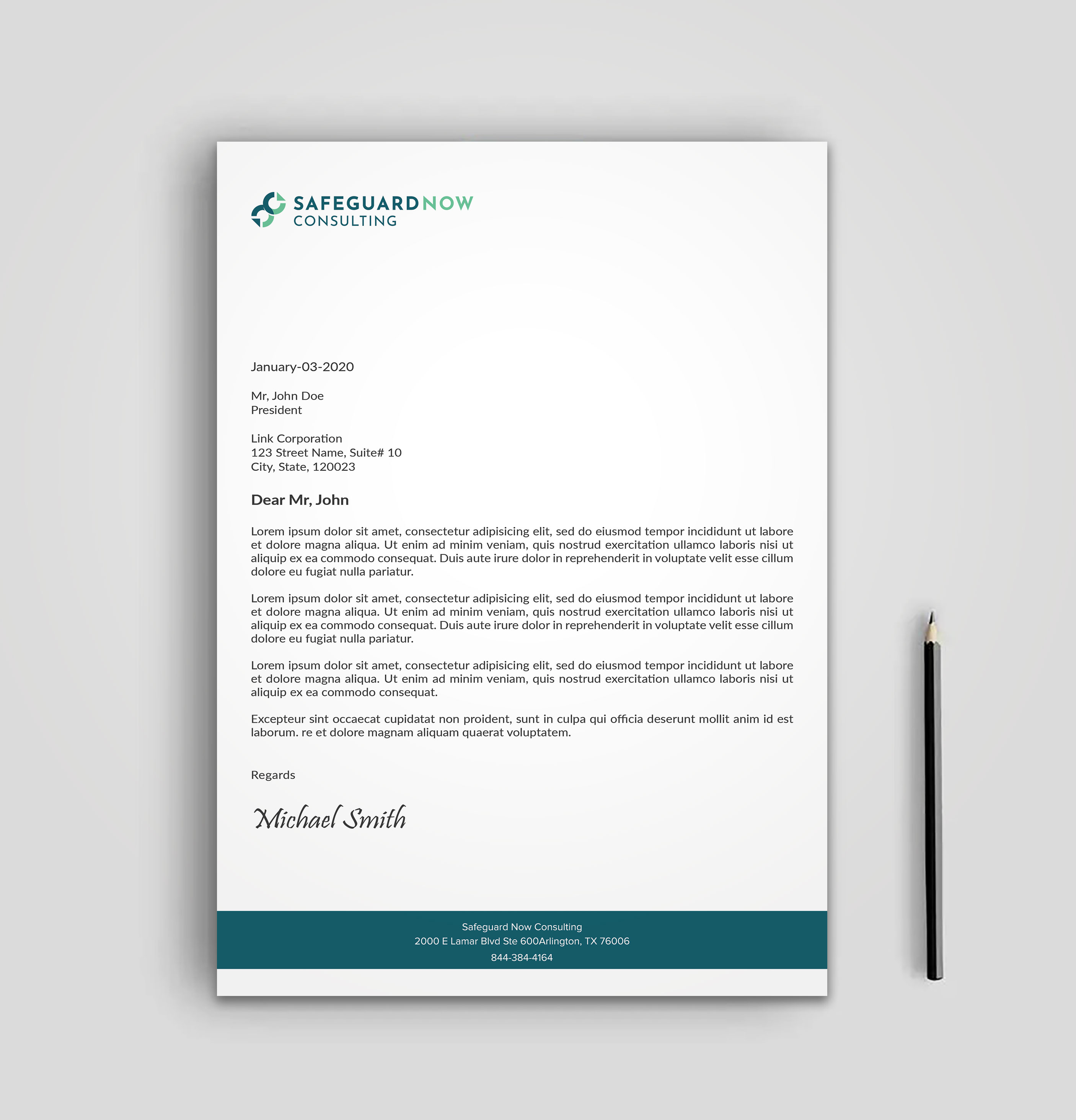 Design En-Tête par sadikul islam pour Safeguard Now Consulting | Design #28908401