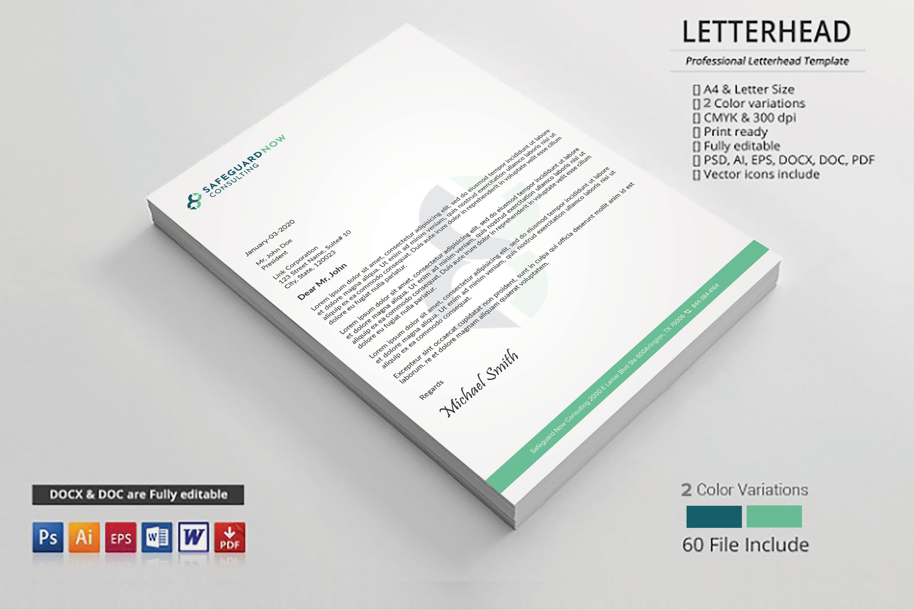 Letterhead Design by sadikul islam for Safeguard Now Consulting | Design #28908407