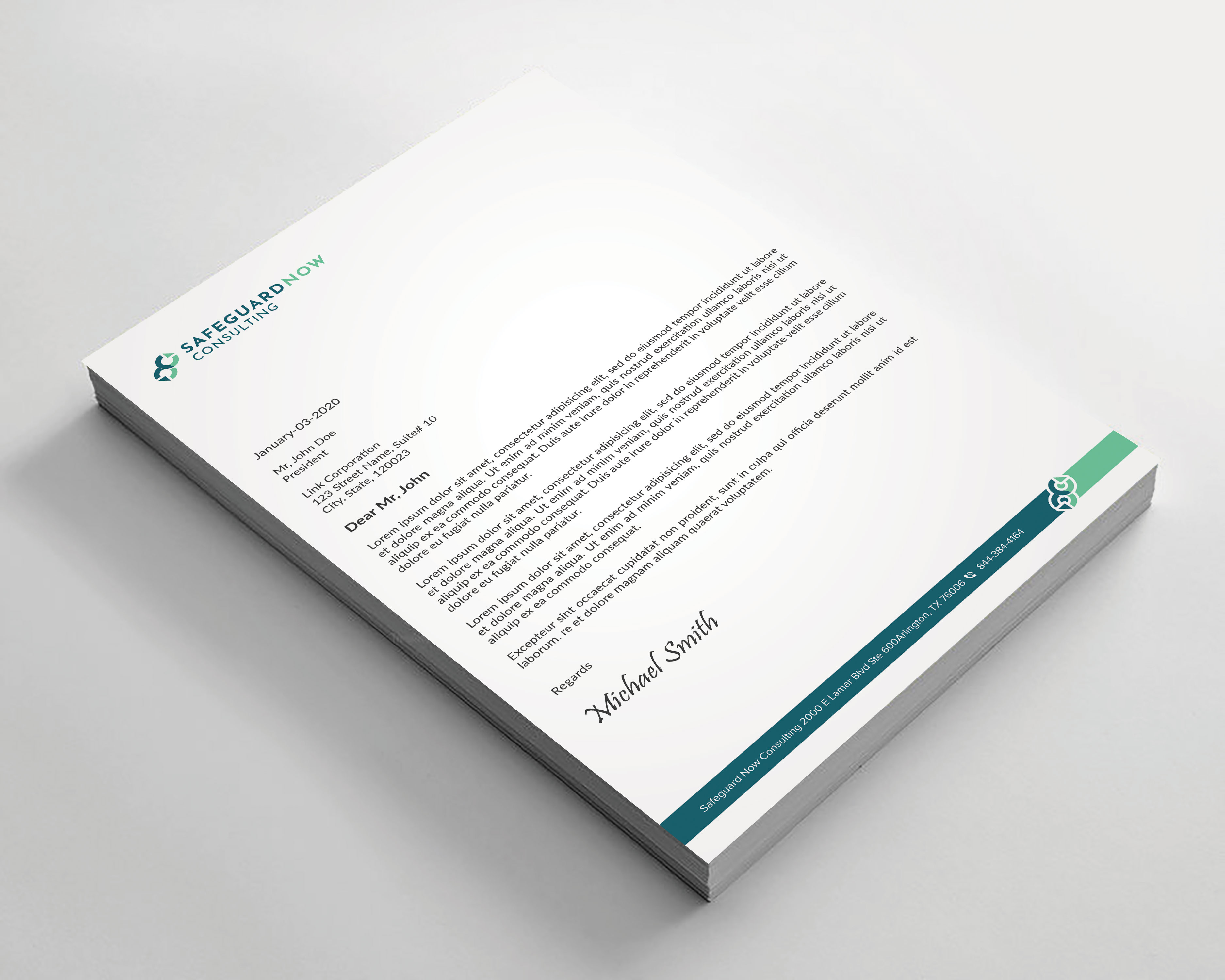 Design En-Tête par sadikul islam pour Safeguard Now Consulting | Design #28908408