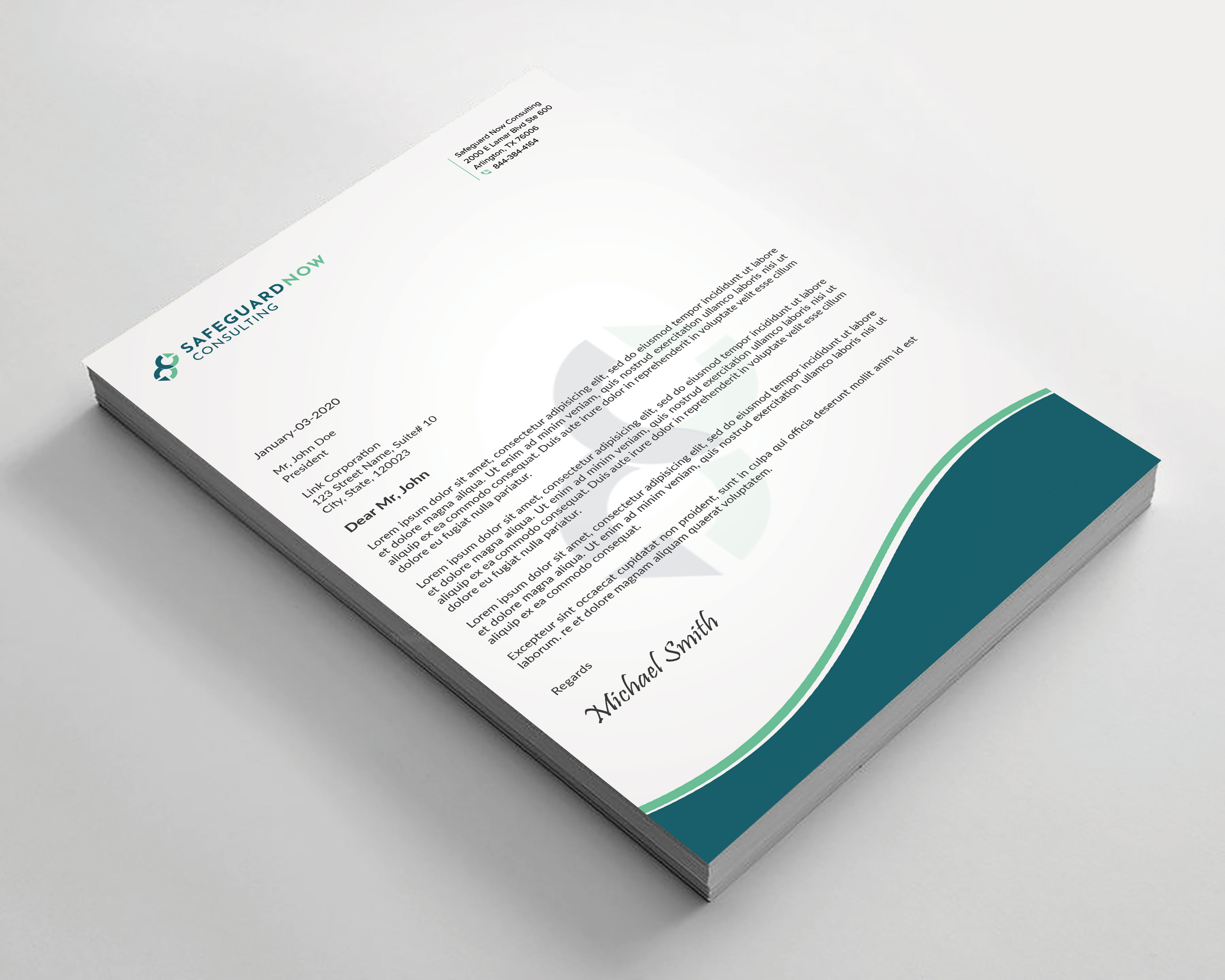 Design En-Tête par sadikul islam pour Safeguard Now Consulting | Design #28908446