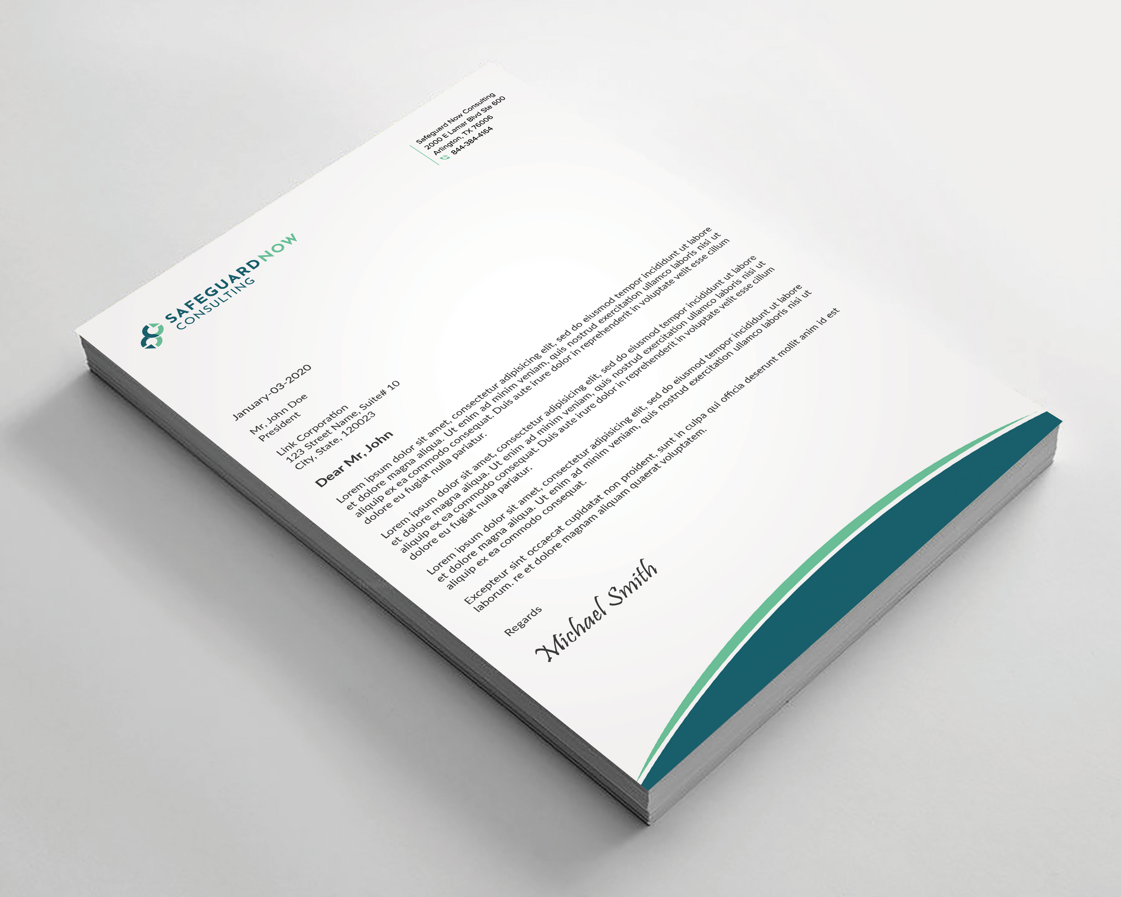 Design En-Tête par sadikul islam pour Safeguard Now Consulting | Design #28908449