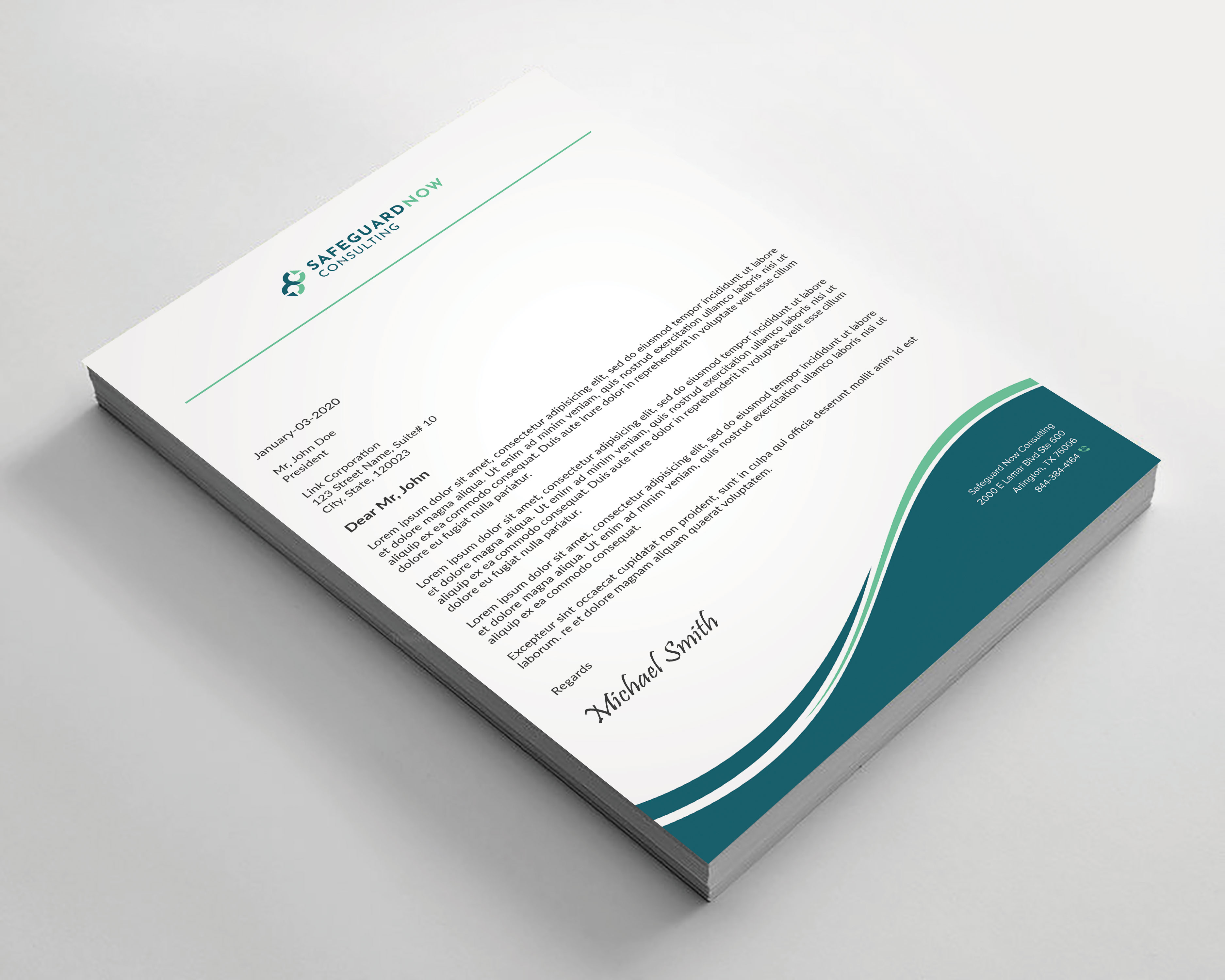 Design En-Tête par sadikul islam pour Safeguard Now Consulting | Design #28908456