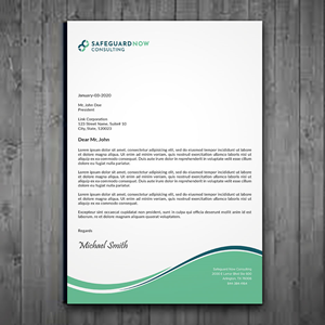 Diseño de Membrete por sadikul islam para Safeguard Now Consulting | Diseño: #28908460