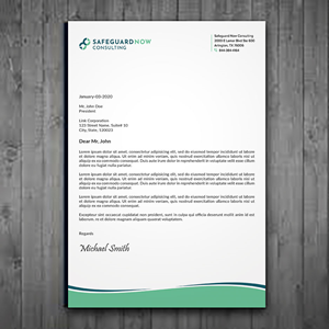 Diseño de Membrete por sadikul islam para Safeguard Now Consulting | Diseño: #28909412