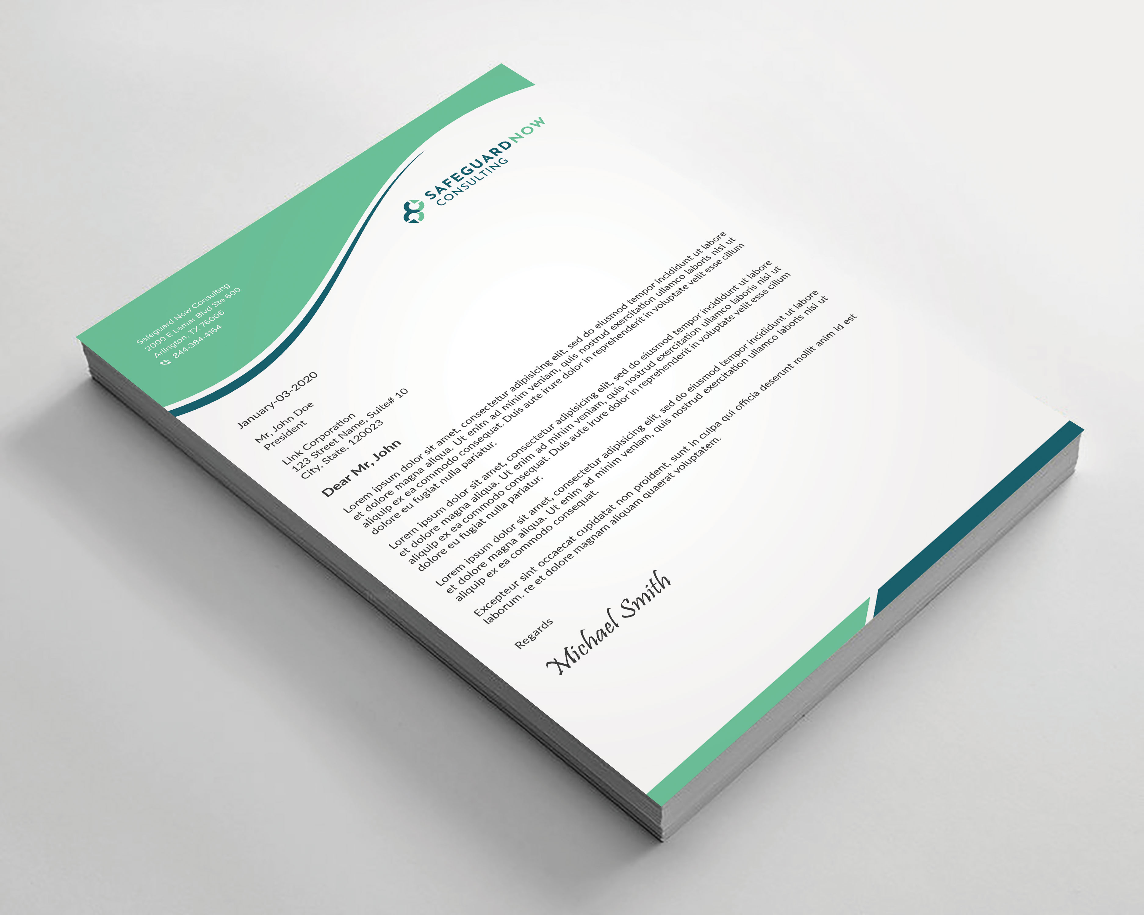 Design En-Tête par sadikul islam pour Safeguard Now Consulting | Design #28909454