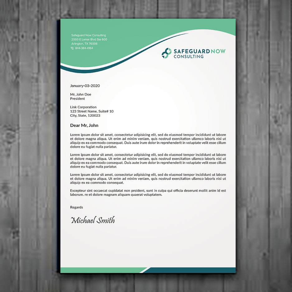 Design En-Tête par sadikul islam pour Safeguard Now Consulting | Design #28909455