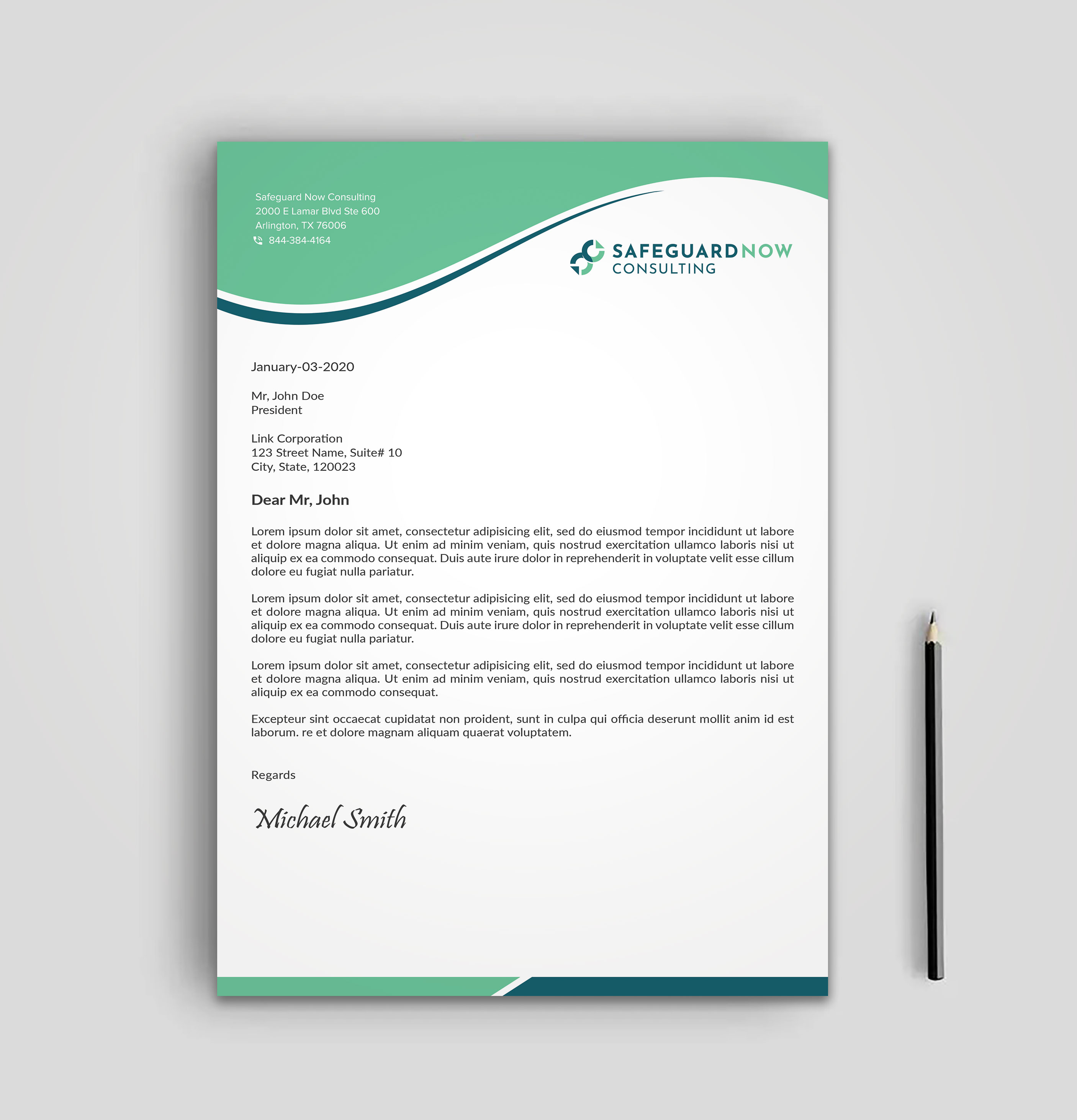 Design En-Tête par sadikul islam pour Safeguard Now Consulting | Design #28909456