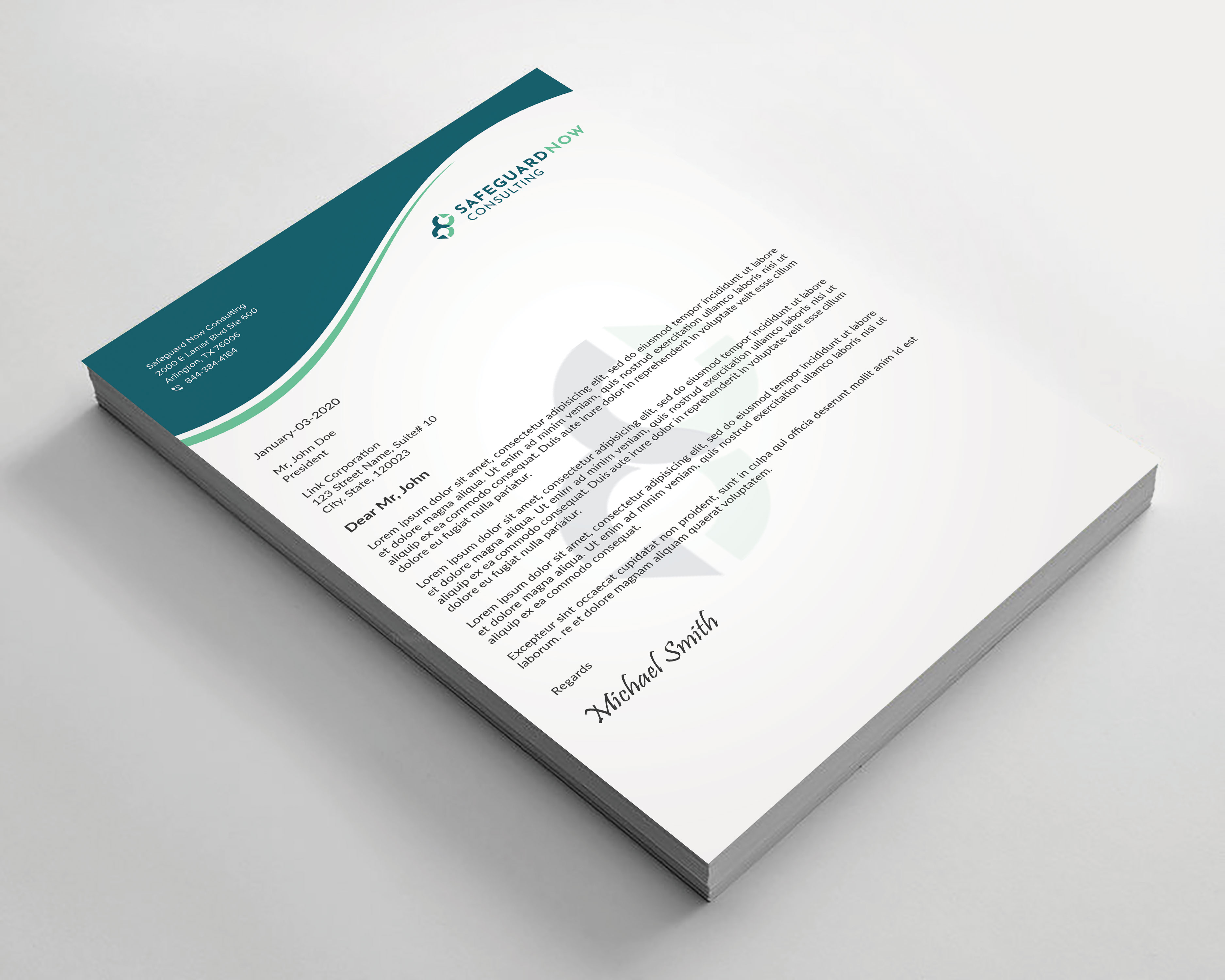 Design En-Tête par sadikul islam pour Safeguard Now Consulting | Design #28909458