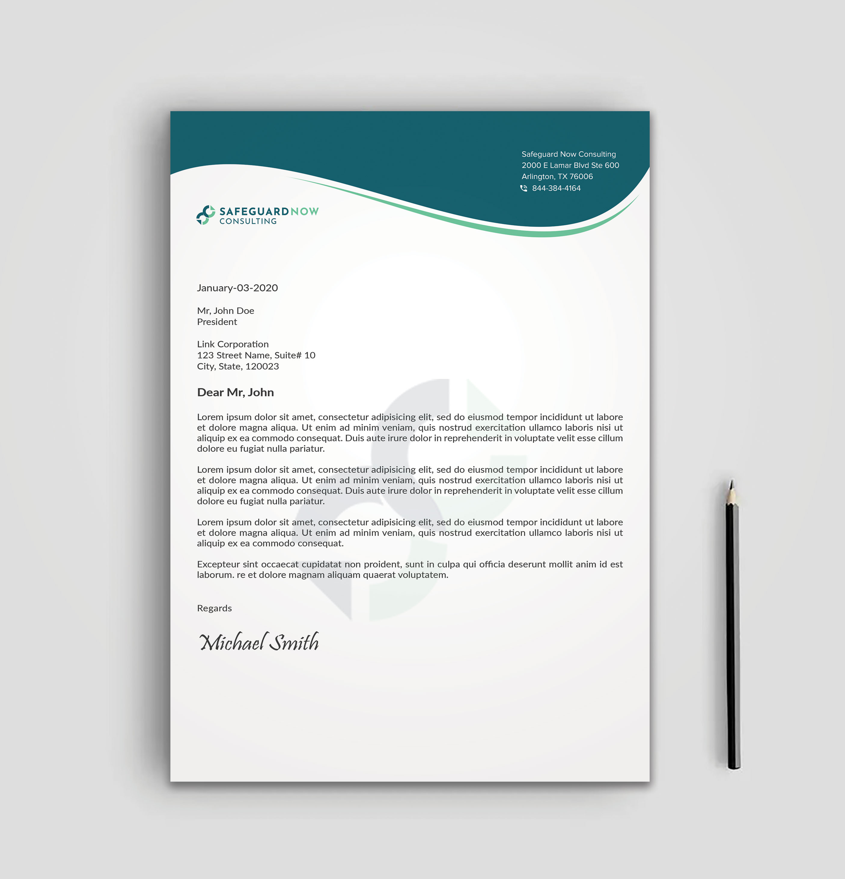 Design En-Tête par sadikul islam pour Safeguard Now Consulting | Design #28909484