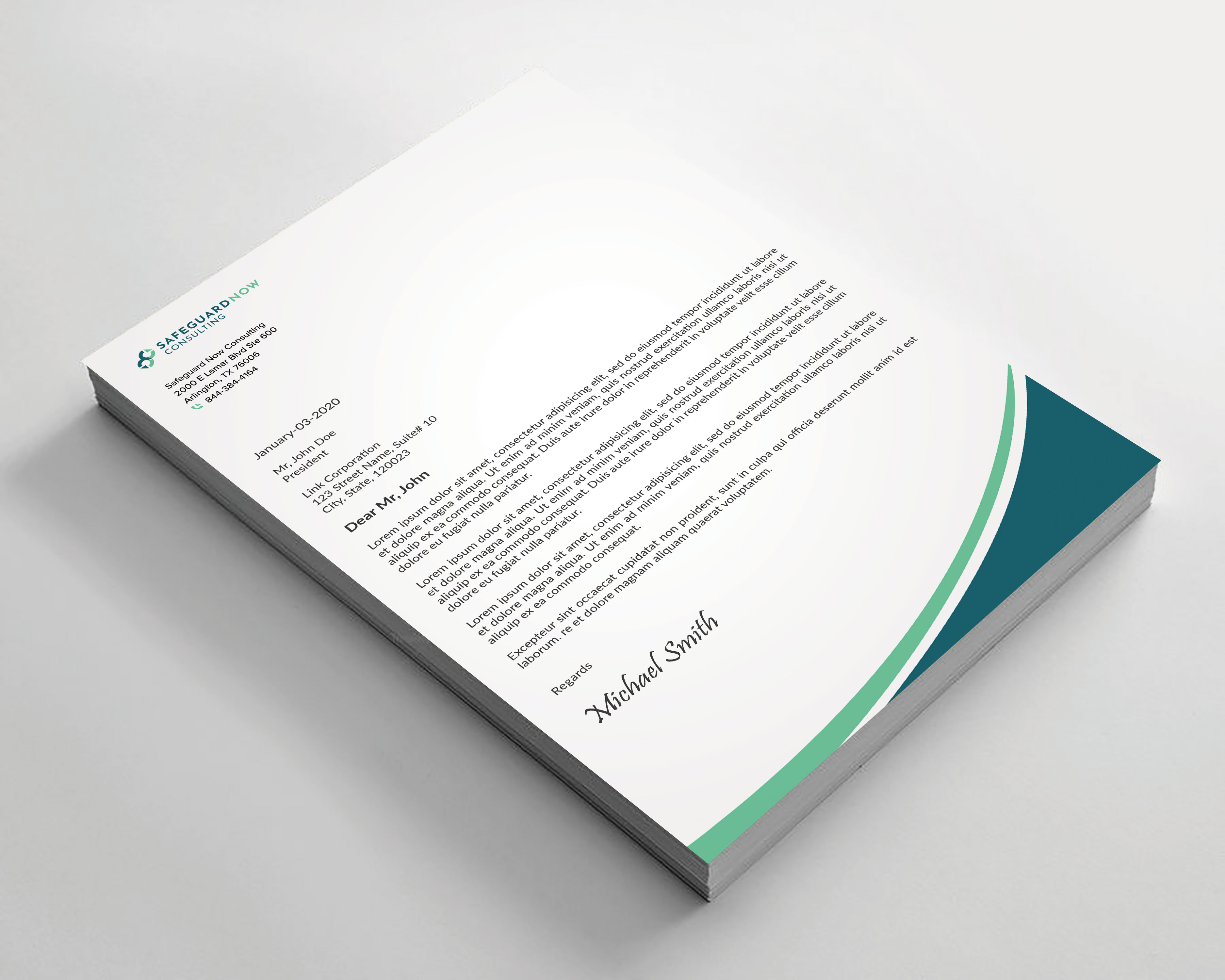 Design En-Tête par sadikul islam pour Safeguard Now Consulting | Design #28909502