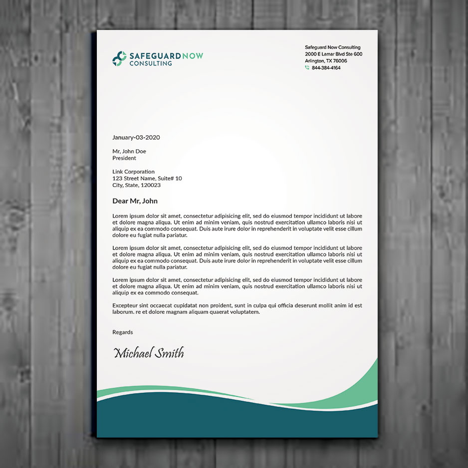 Design En-Tête par sadikul islam pour Safeguard Now Consulting | Design #28909692