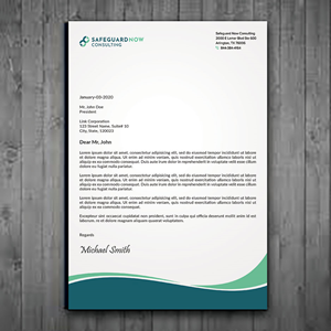 Design En-Tête par sadikul islam pour Safeguard Now Consulting | Design : #28909692