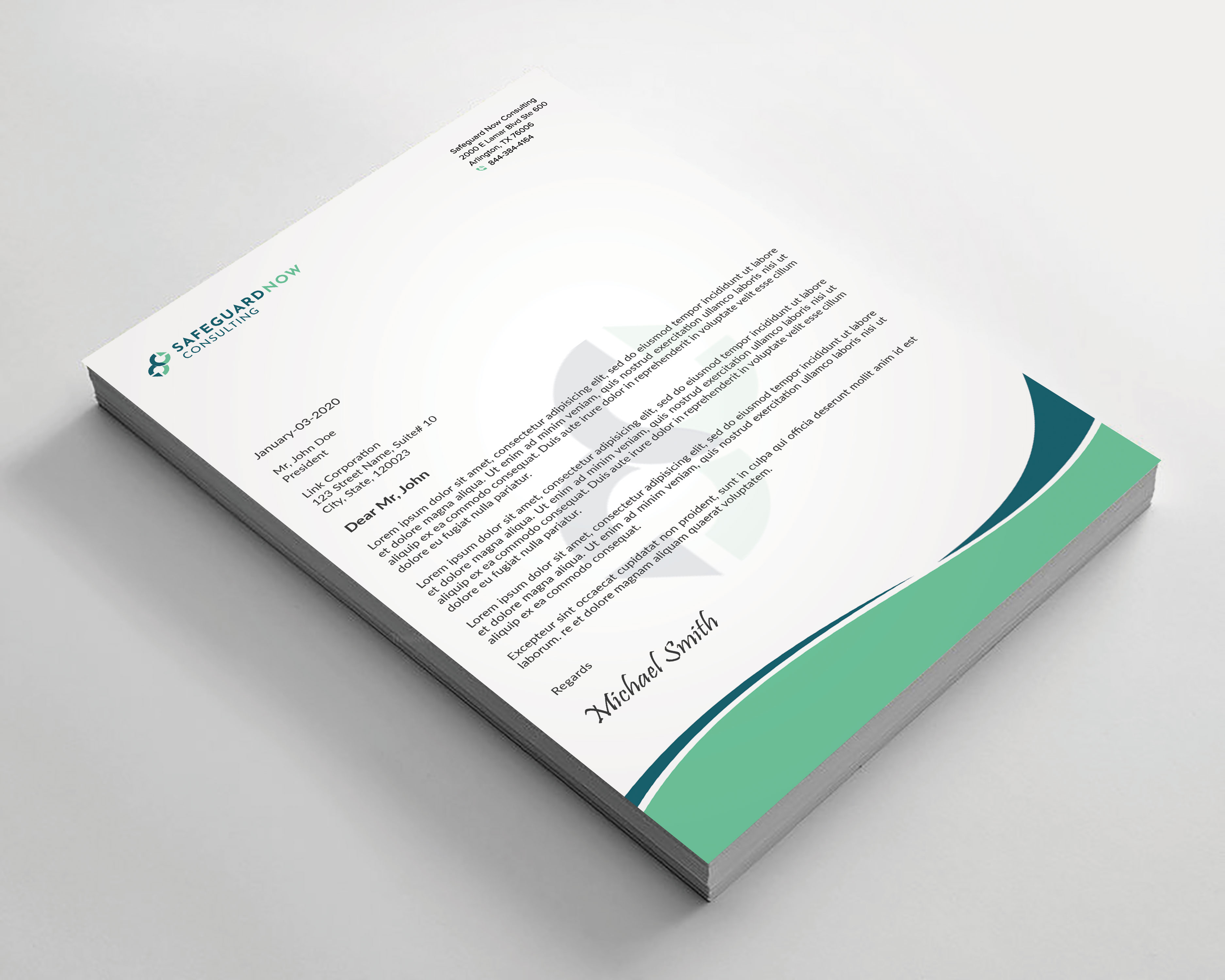 Design En-Tête par sadikul islam pour Safeguard Now Consulting | Design #28909693