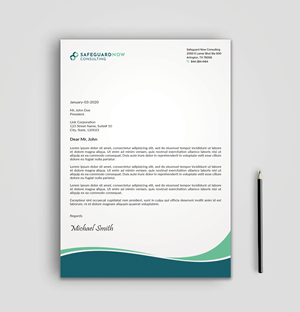 Diseño de Membrete por sadikul islam para Safeguard Now Consulting | Diseño: #28909696