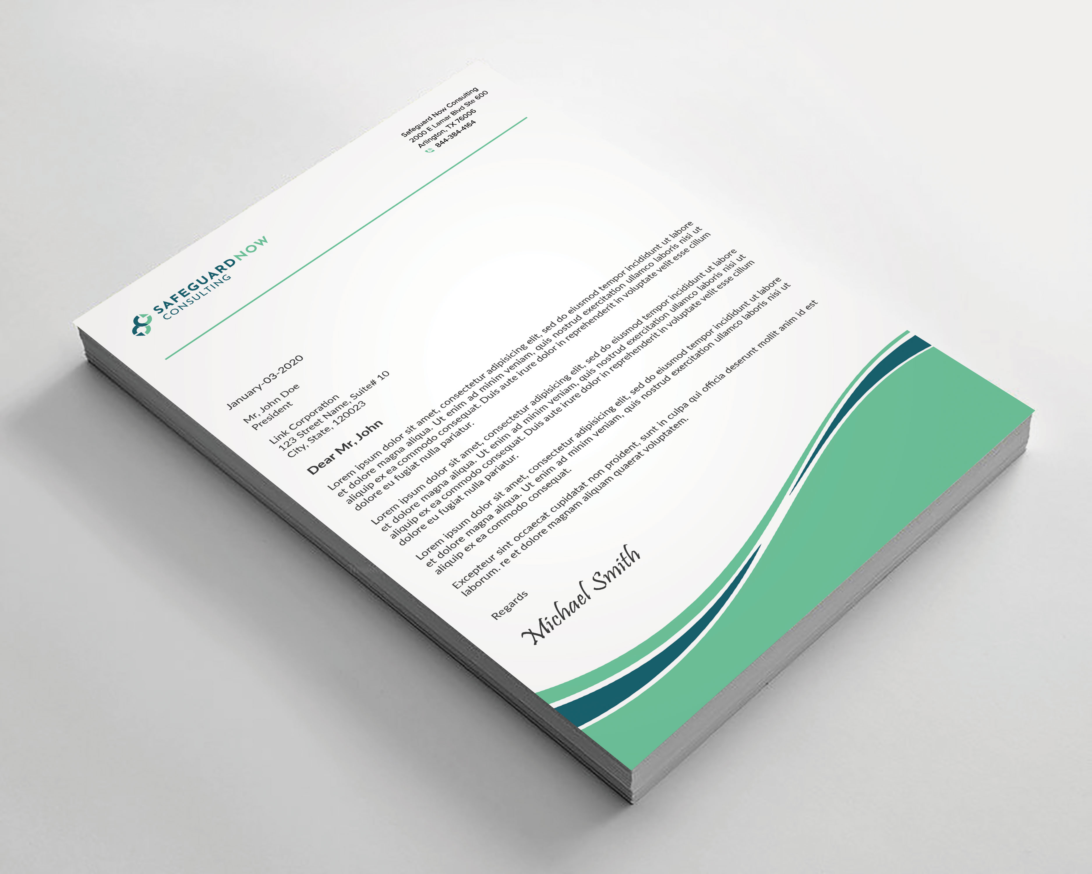 Design En-Tête par sadikul islam pour Safeguard Now Consulting | Design #28909905