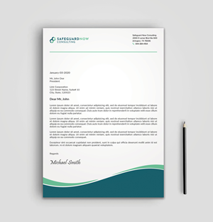 Design En-Tête par sadikul islam pour Safeguard Now Consulting | Design : #28909910