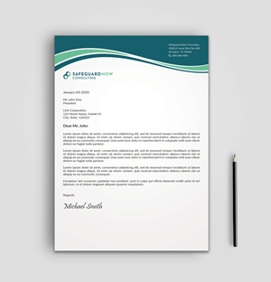 Design En-Tête par sadikul islam pour Safeguard Now Consulting | Design : #28909912