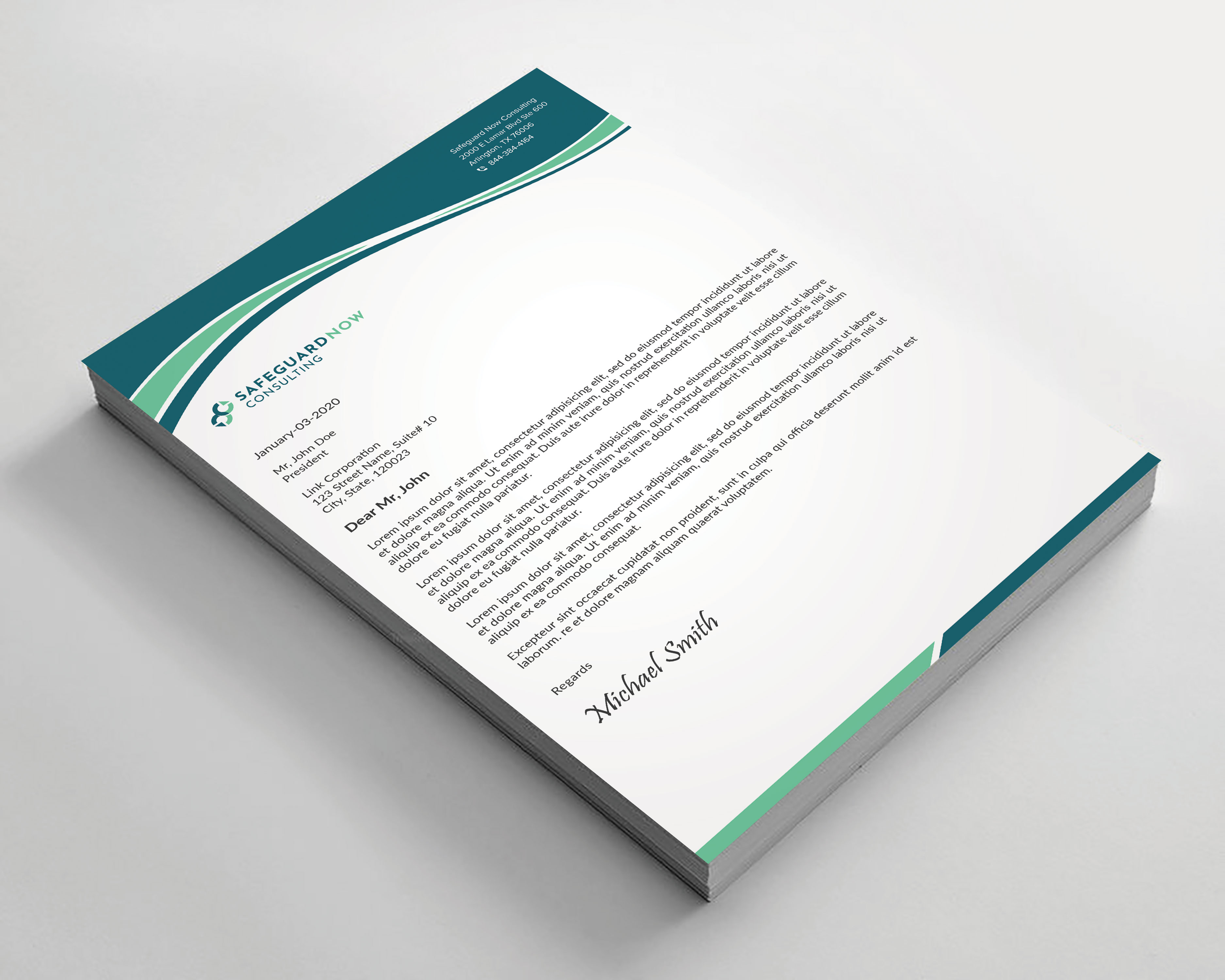 Design En-Tête par sadikul islam pour Safeguard Now Consulting | Design #28909913