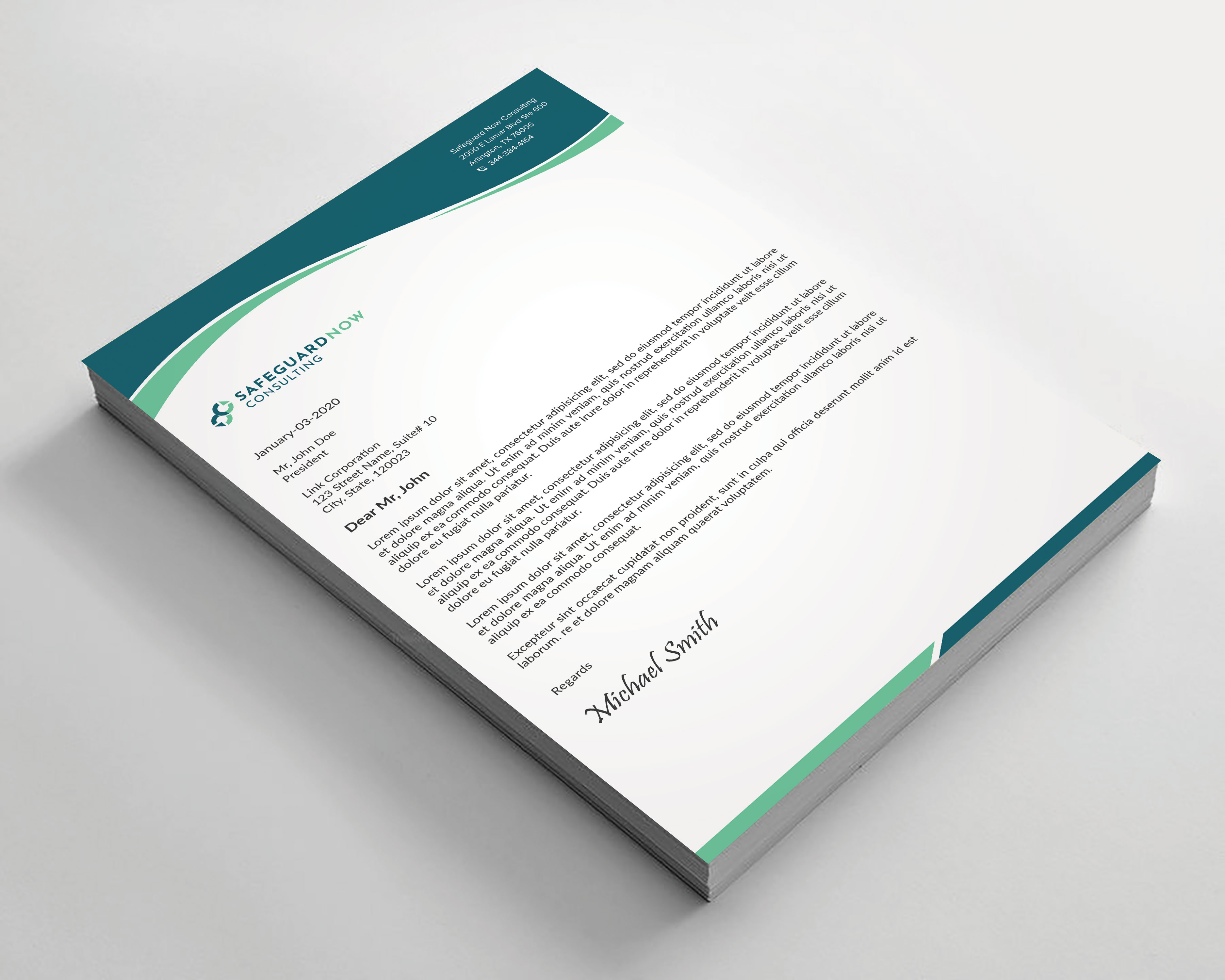 Design En-Tête par sadikul islam pour Safeguard Now Consulting | Design #28909917