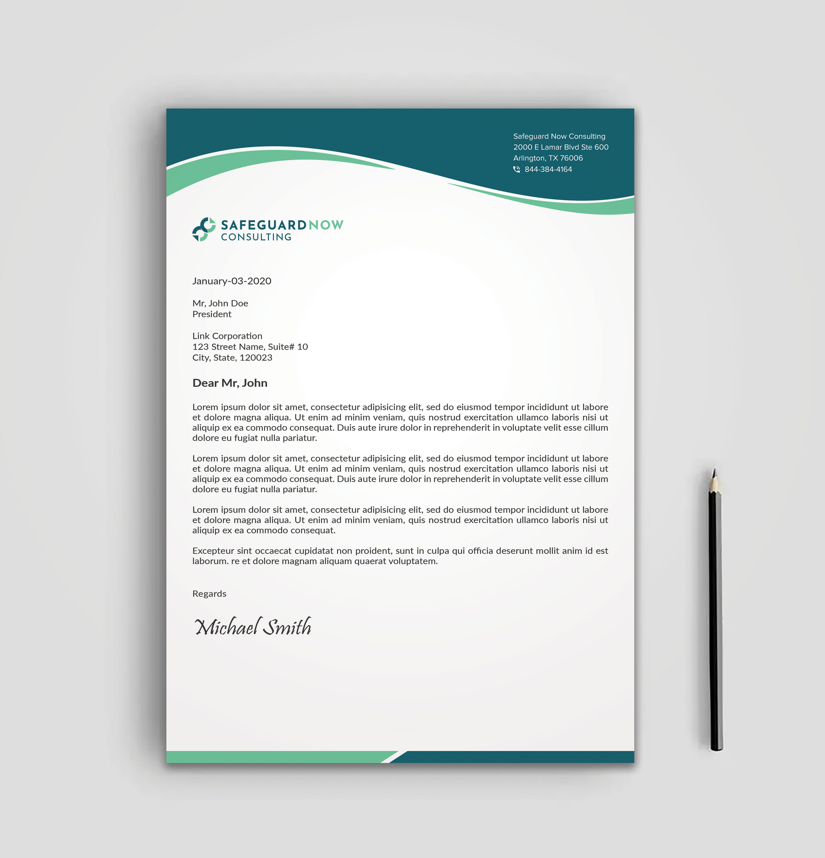 Design En-Tête par sadikul islam pour Safeguard Now Consulting | Design #28909918